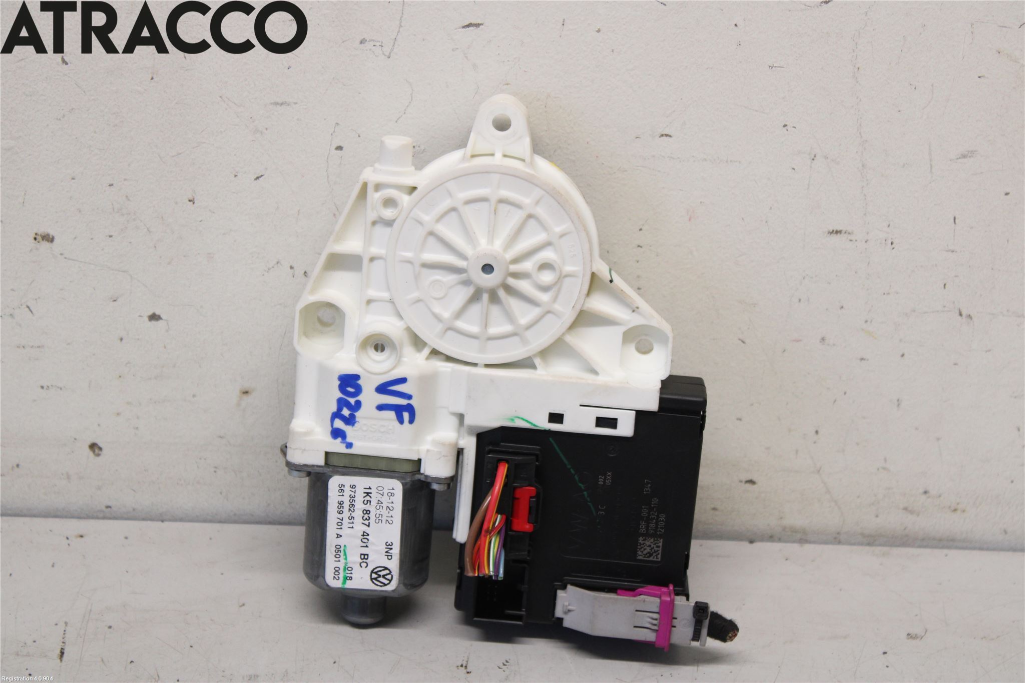 Volkswagen VW GOLF VI 09-13 Vindusheismotor