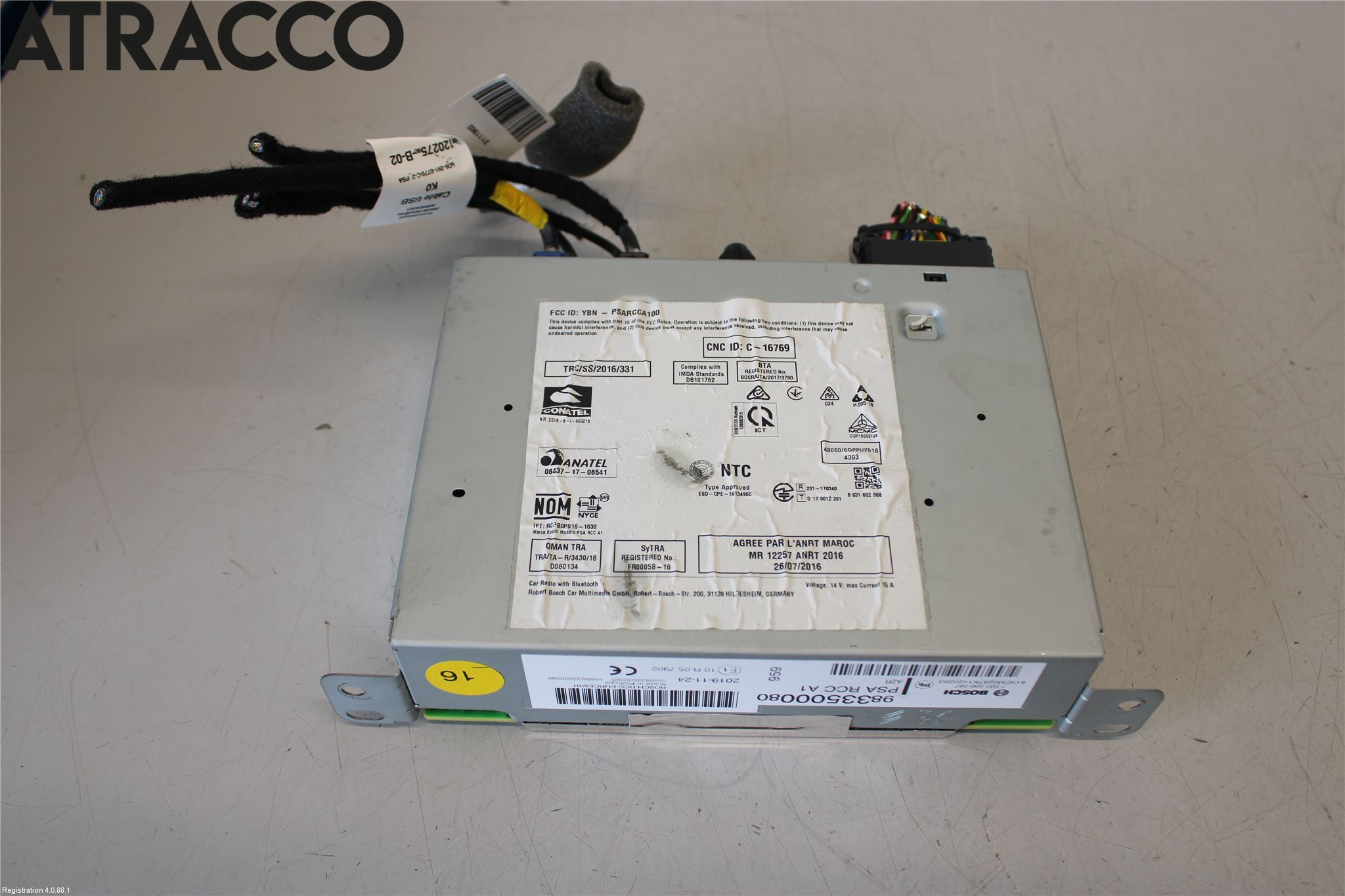 Citroen JUMPY 07-16 Stereo Radio