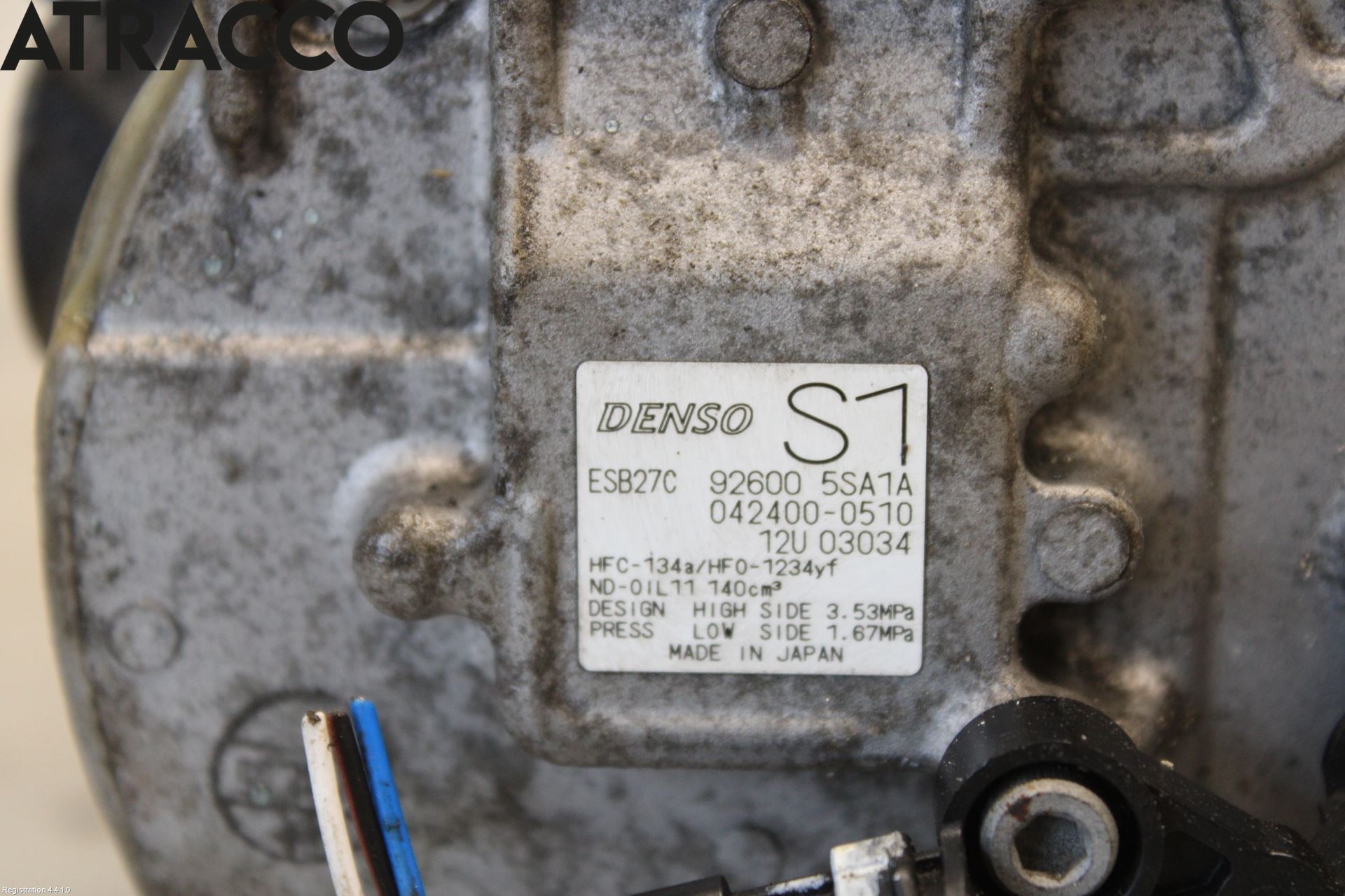 Nissan LEAF 18- Varme Ac Kompressor