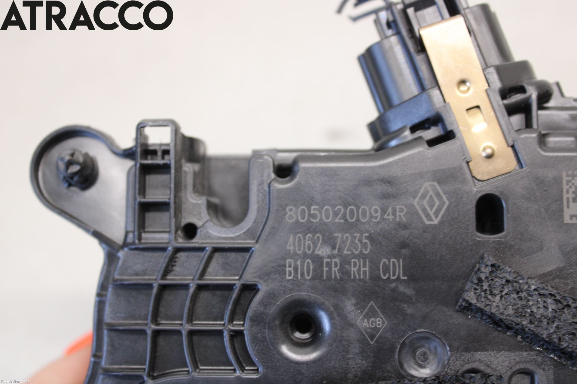 Renault ZOE/E-TECH 13- Dørlås - Låsekasse