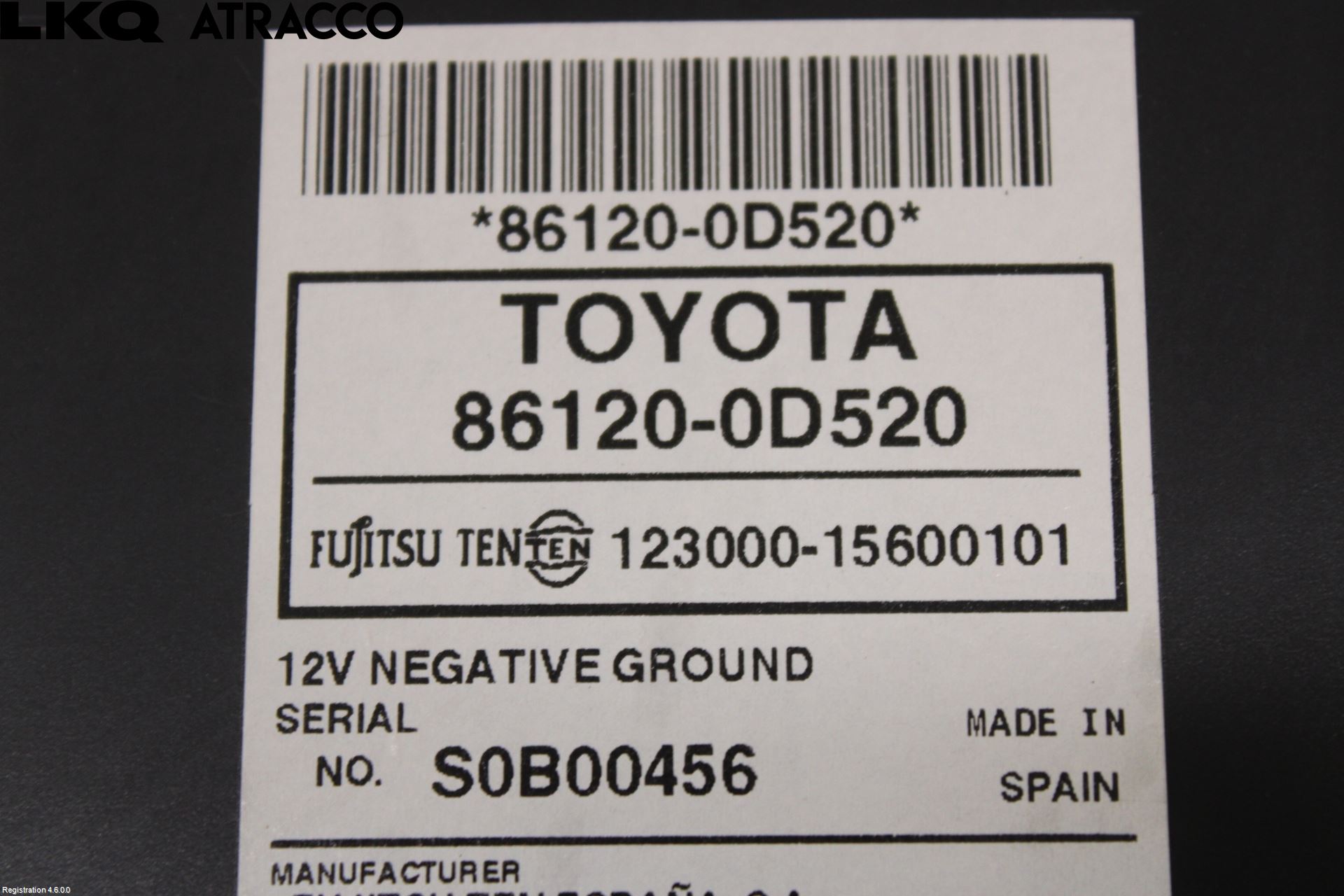 Toyota YARIS XP90 06-11 Stereo Radio Med Cd