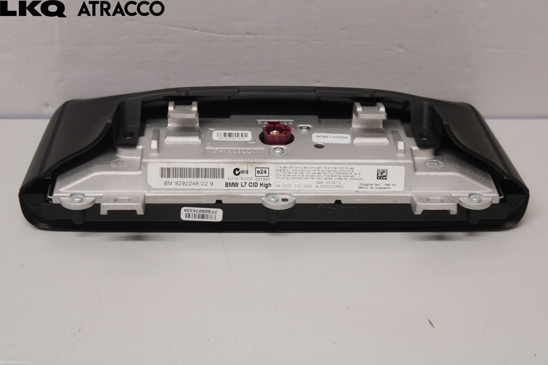 BMW 3 F30/F31/F80 12-19 Multifunktionsdisplay