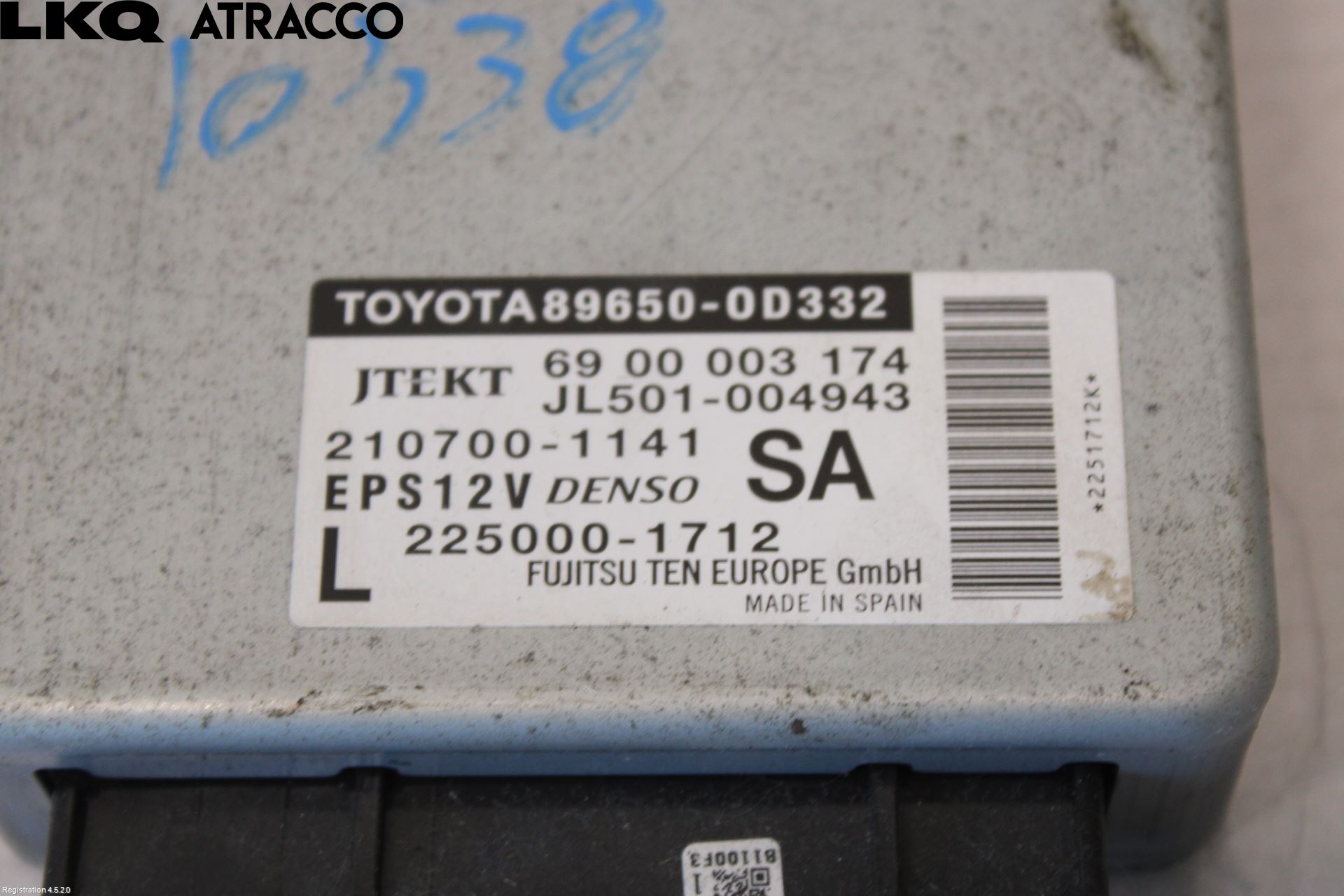 Toyota YARIS XP130 15-20 Styreenhet Styreservo