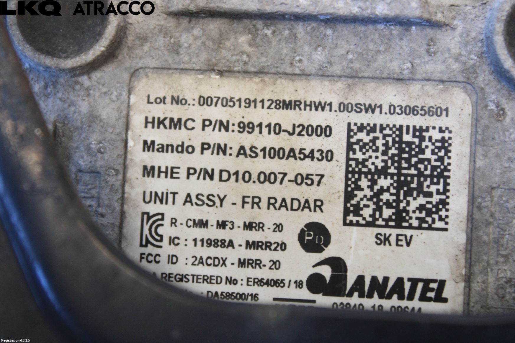 Kia SOUL 09- Sensor Kollisjonsbeskyttelse