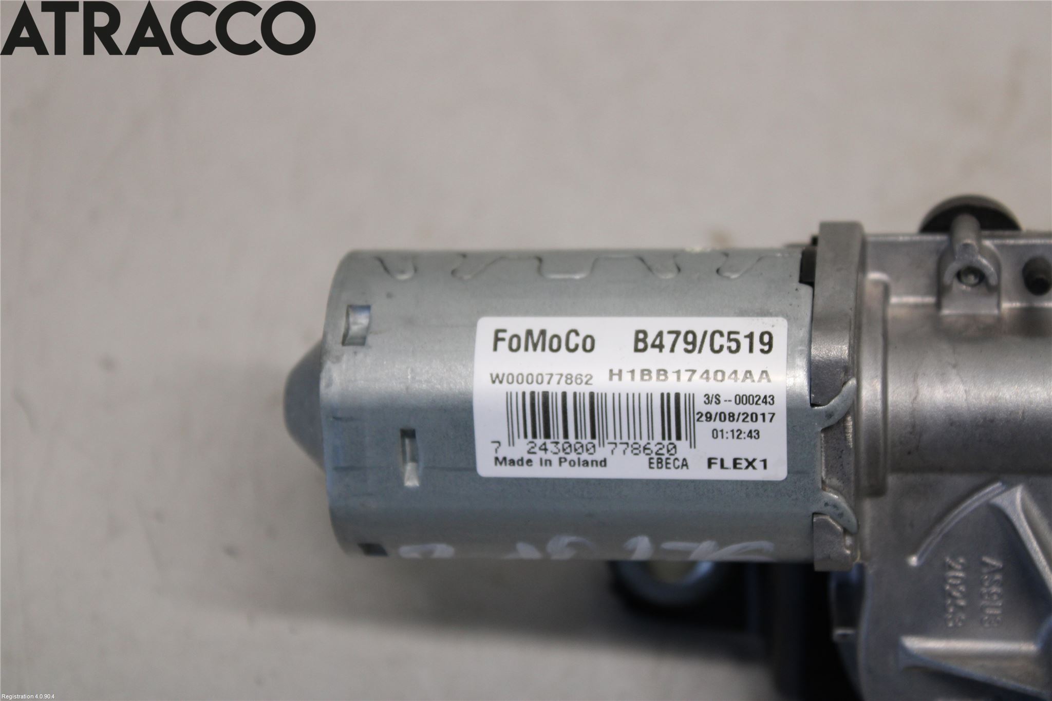 Ford FIESTA (VII) 18-23 Viskermotor Bakluke