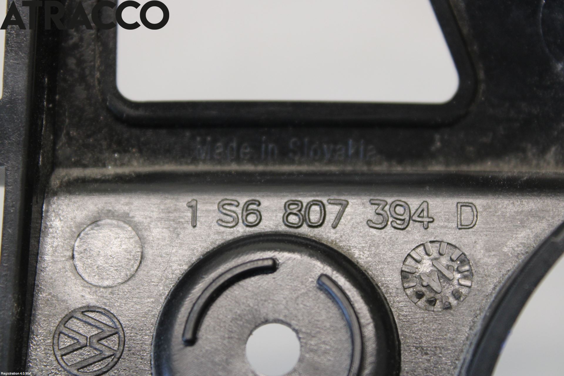 Volkswagen VW UP! / E-UP! Støtfangerfeste Bak Høyre