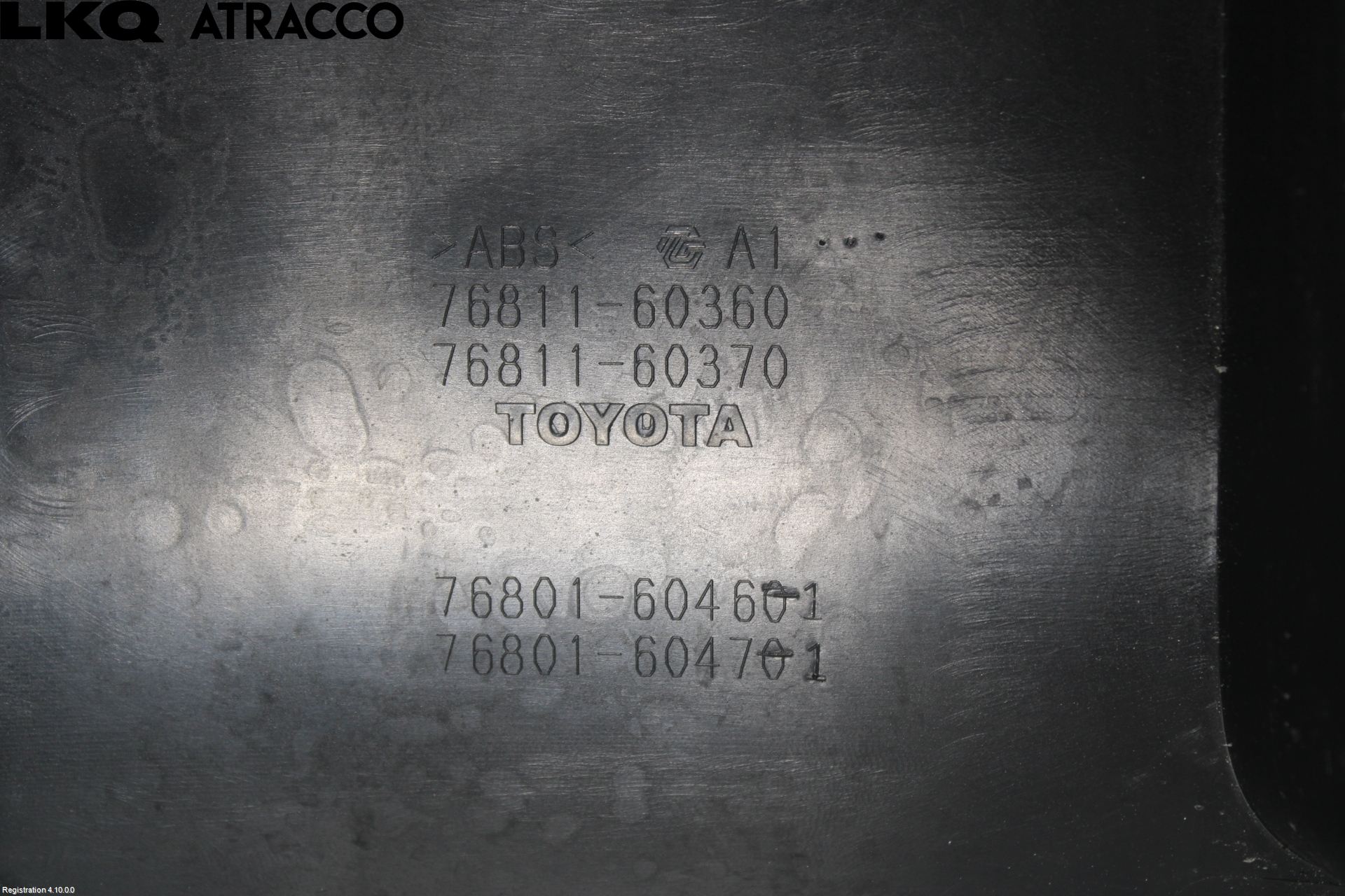 Toyota LANDCRUISER J150 10-23 List Bak-Bakluke