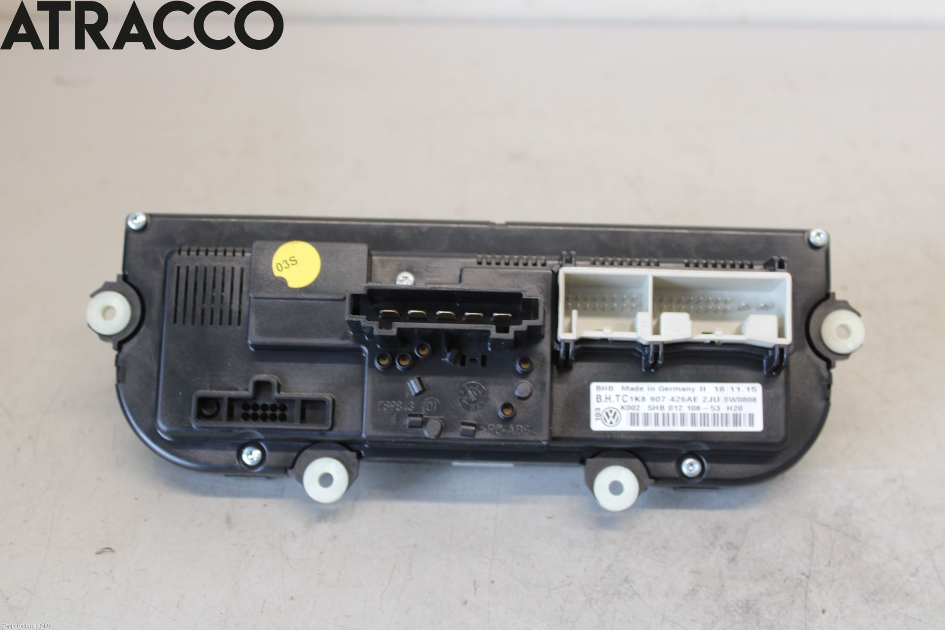 Volkswagen VW CADDY 16-20 Varme Ac Betjening-Display