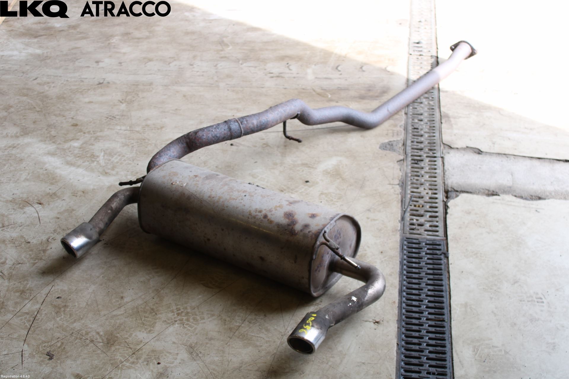 Ford KUGA 08-12 Eksos Bakre Potte