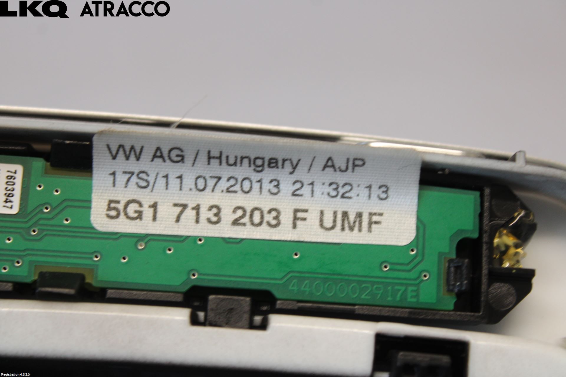 Volkswagen VW GOLF / E-GOLF VII 13-20 Gearspak Kule