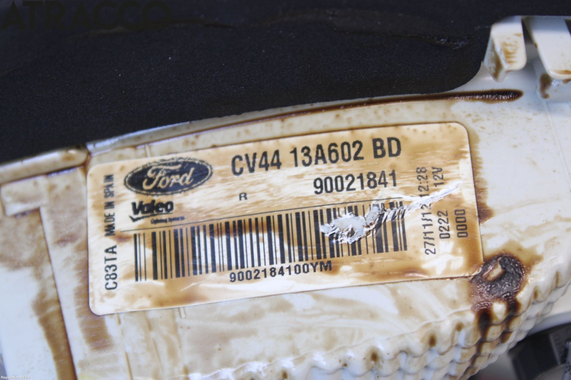 Ford KUGA 13-16 Baklykt Høyre  På Luke(Indre)