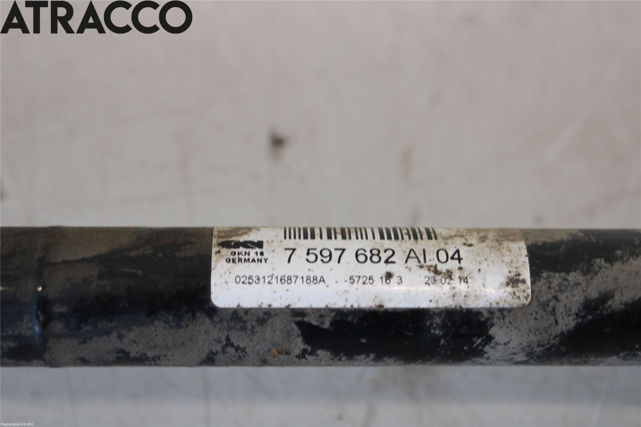 BMW 3 F30/F31/F80 12-19 Drivaksel Bak Kompl Høyre