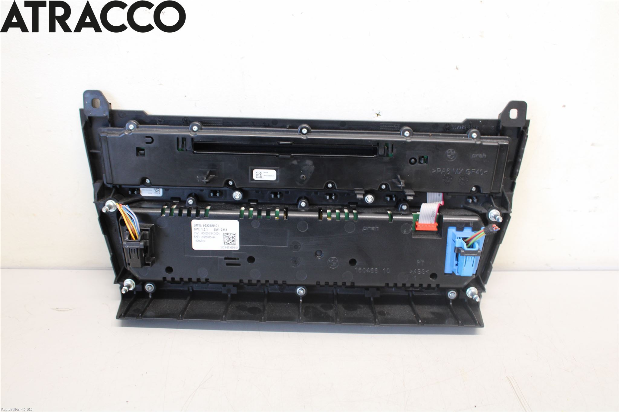 BMW 5 F10/F11/F18 09-17 Varme Ac Betjening-Display