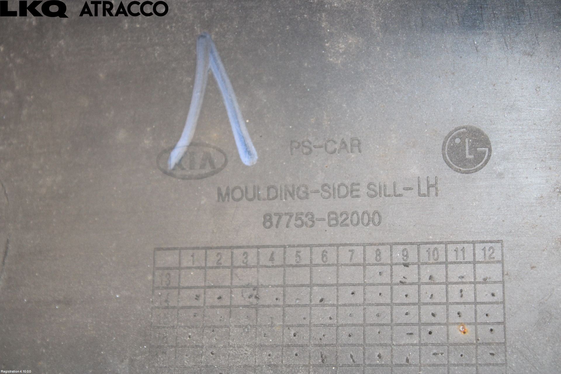 Kia SOUL 09- Kanalskjørt Venstre