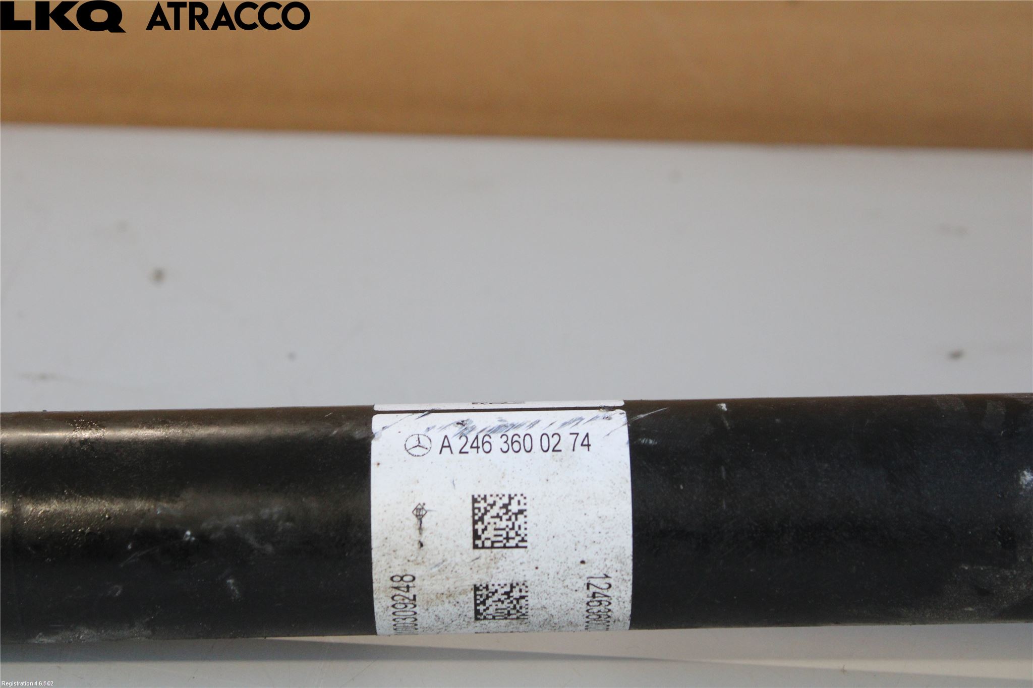 Mercedes-Benz MB B-KLASS (W246/W242) 12-19 Drivaksel Foran Kompl Høyre