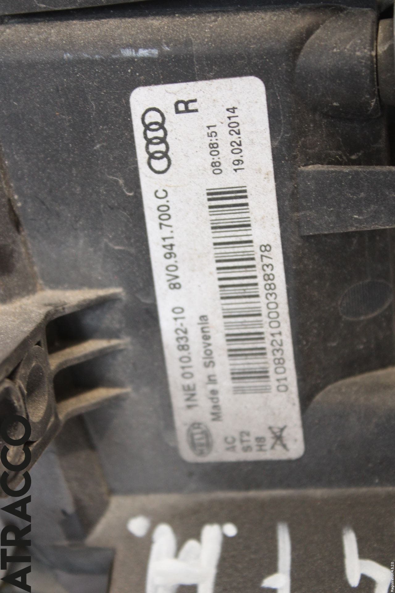 Audi A3/S3 05-13 Frontlykt-Kurve-Tåkelys