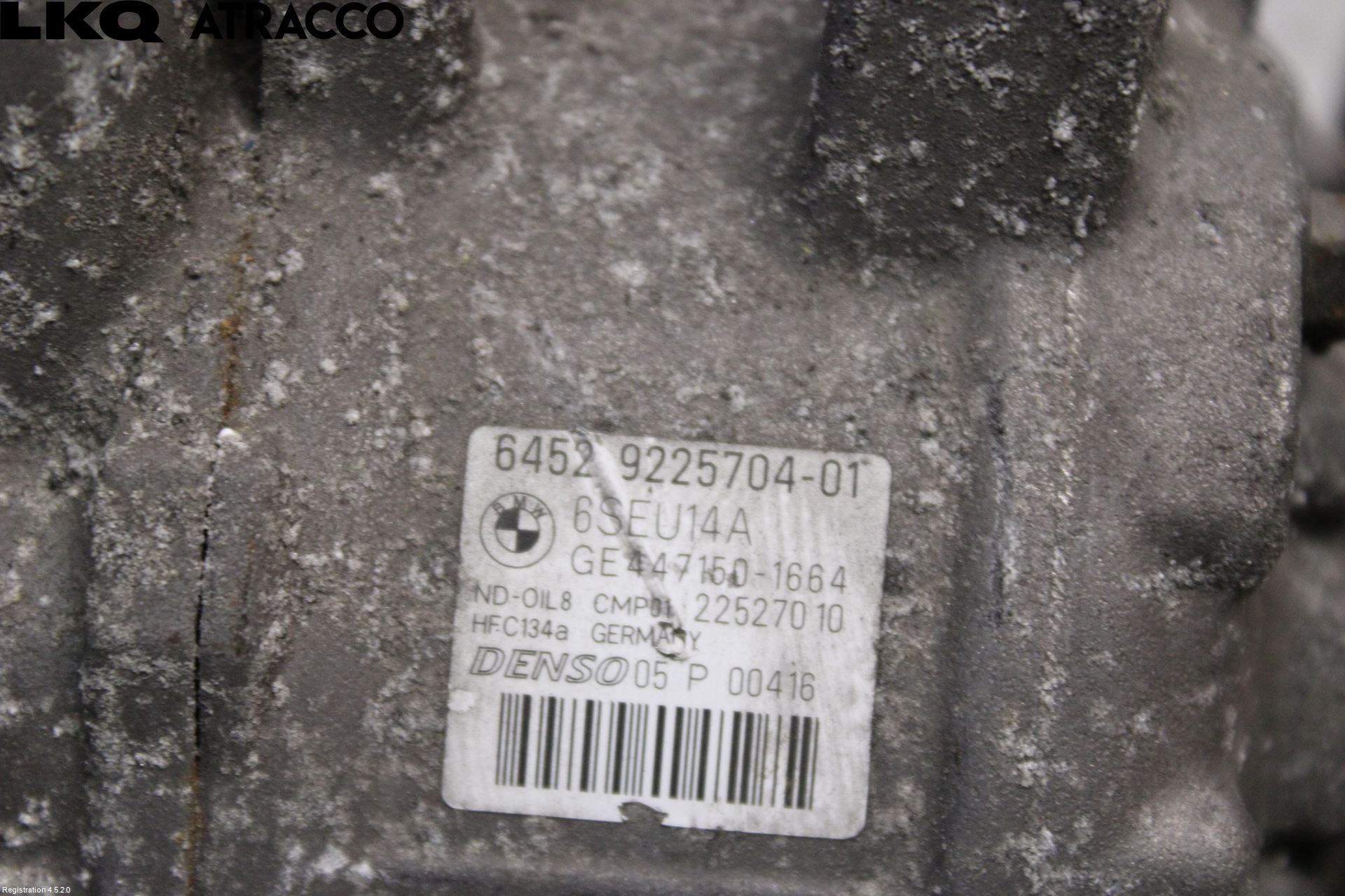 BMW X3 F25 10-17 Varme Ac Kompressor