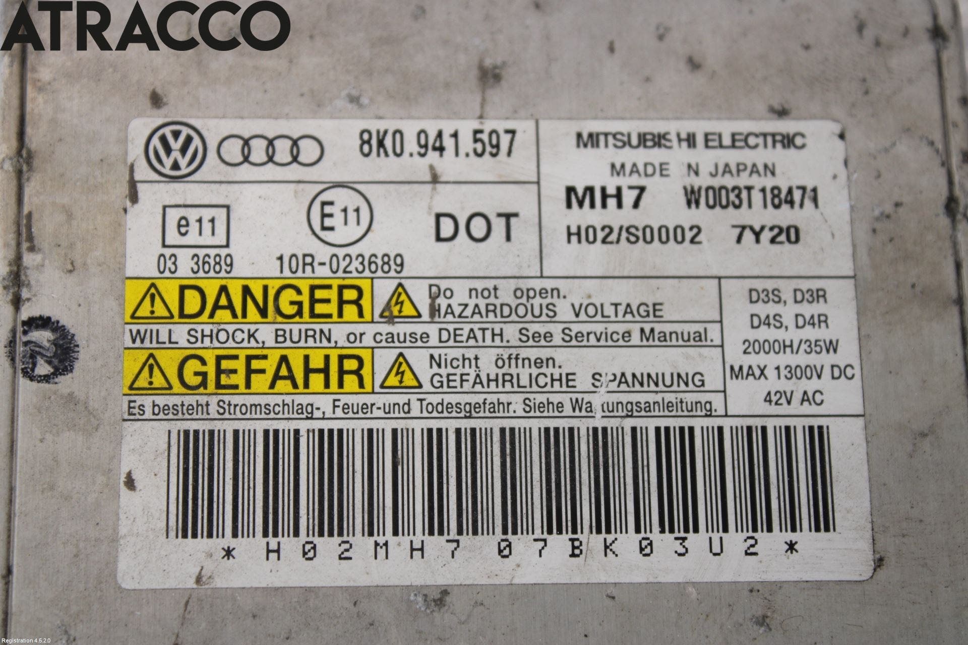 Audi A4/S4 08-11 Styreenhet Xenon