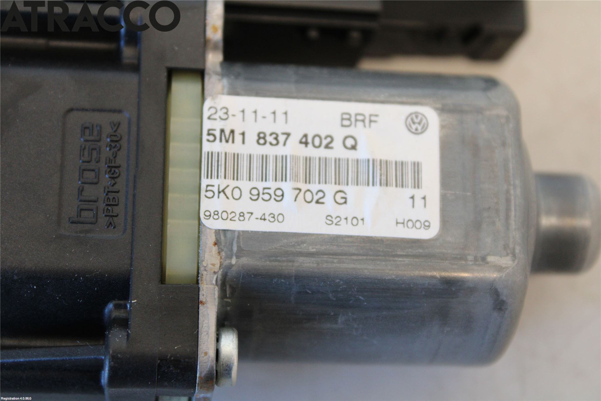 Volkswagen VW GOLF PLUS/CROSS GOLF 04-14 Vindusheismotor