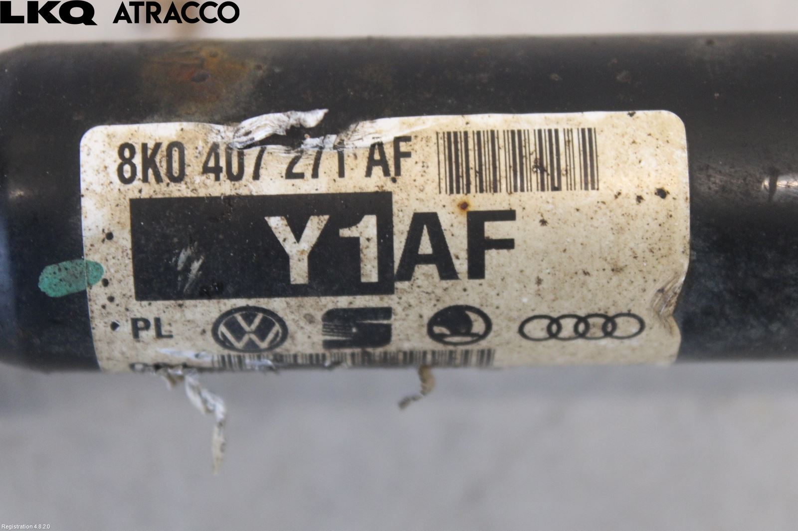 Audi A4 ALLROAD 09-16 Drivaksel Foran Kompl Høyre