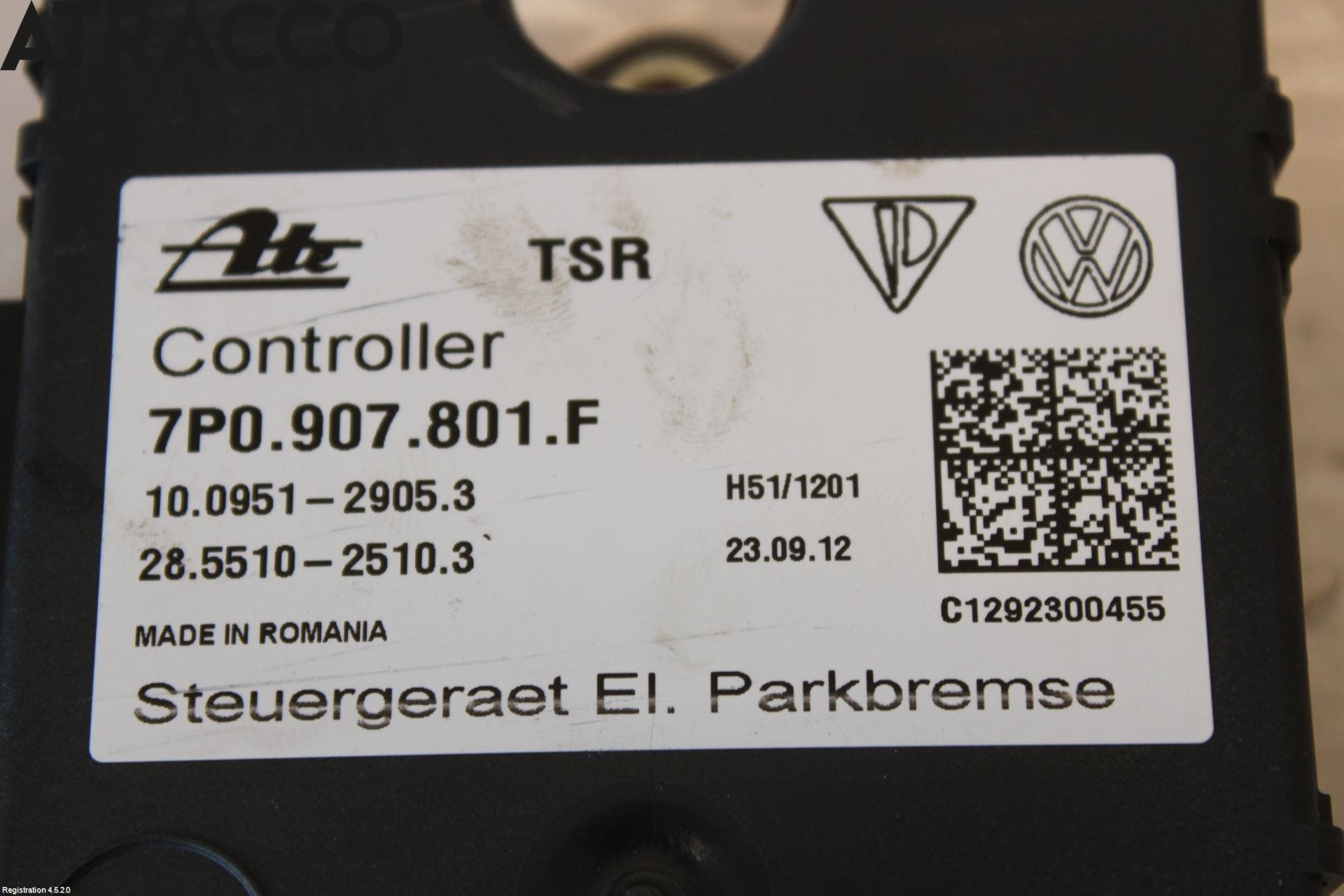 Porsche CAYENNE 03- Styreenhet Parkbrems