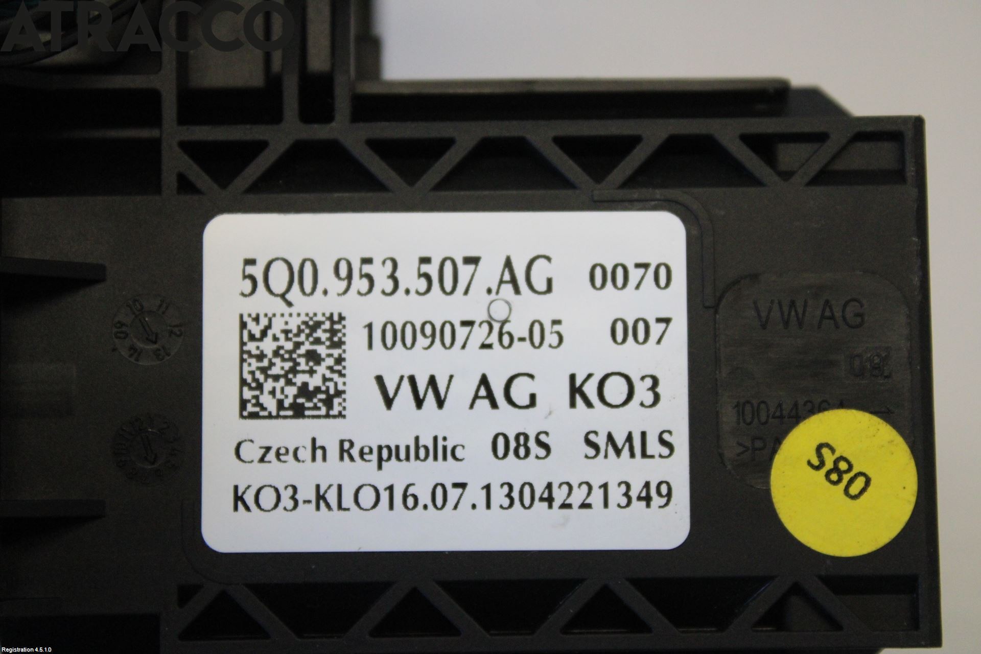 Volkswagen VW GOLF / E-GOLF VII 13-20 Bryter Ratt Kombi H Og V