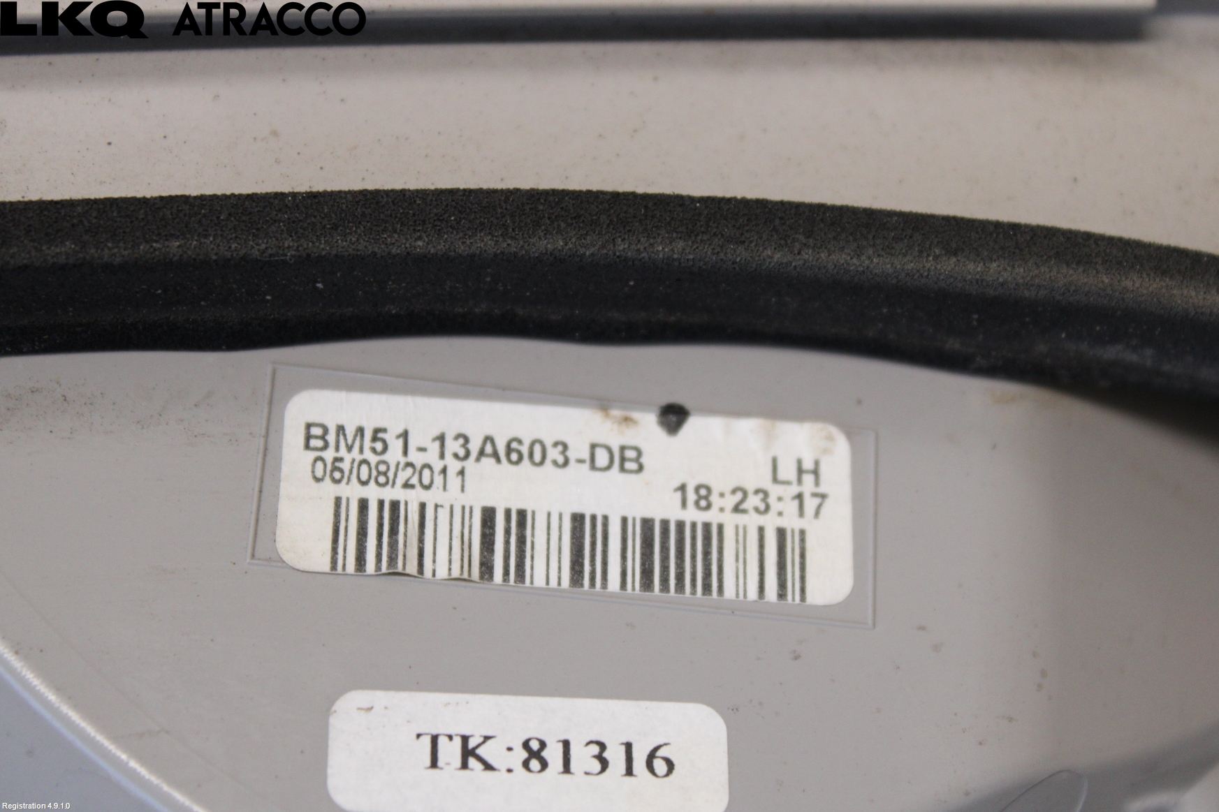 Ford FOCUS 11-14 Baklykt Venstre  På Luke(Indre