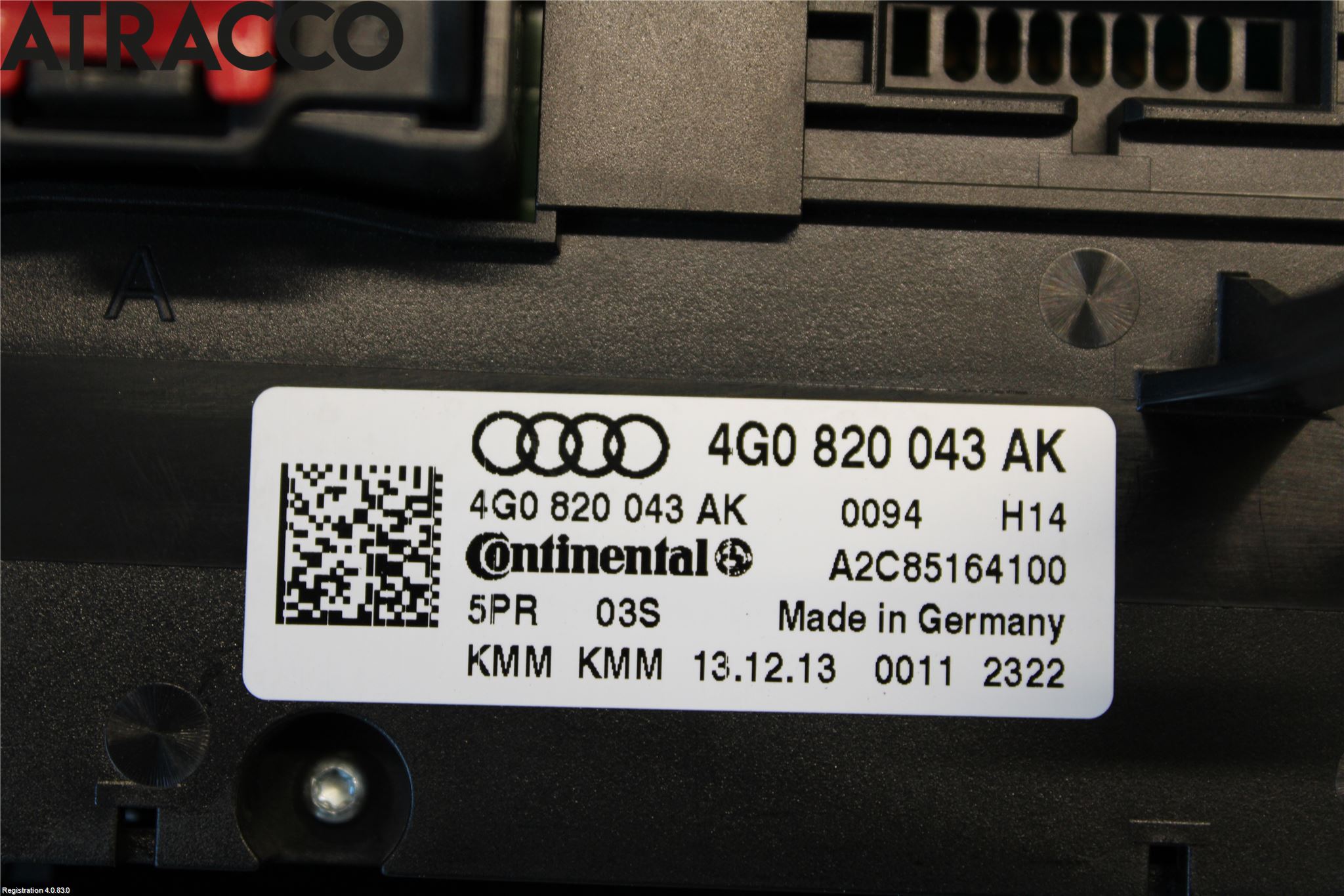 Audi A6/S6 4G 11-18 Varme Ac Betjening-Display