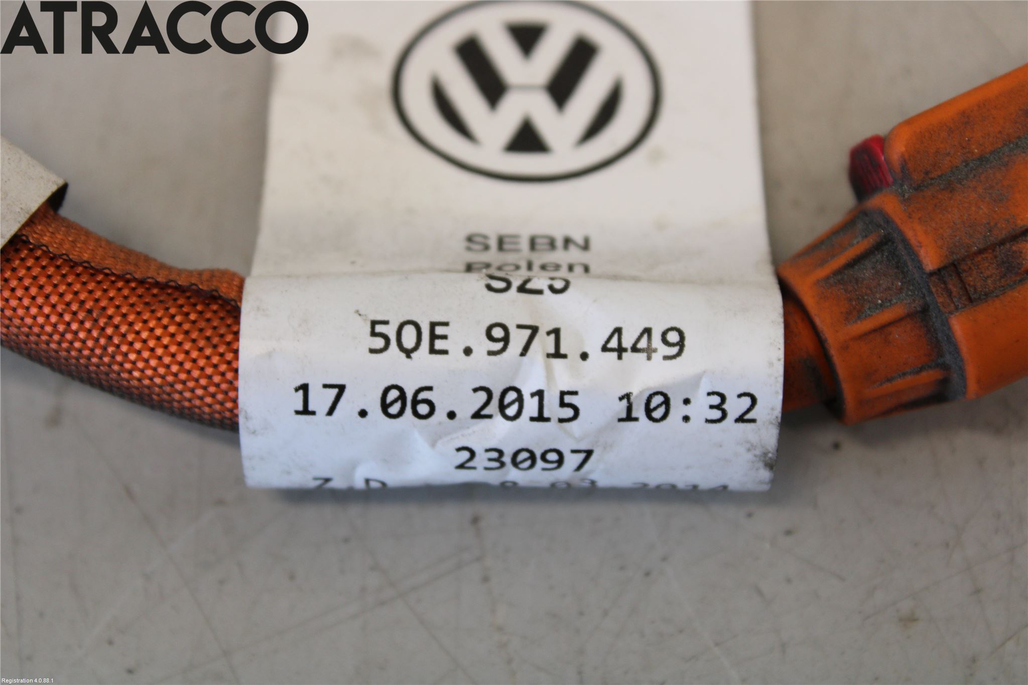 Volkswagen VW GOLF / E-GOLF VII 13-20 Kabelhärva Högspänning