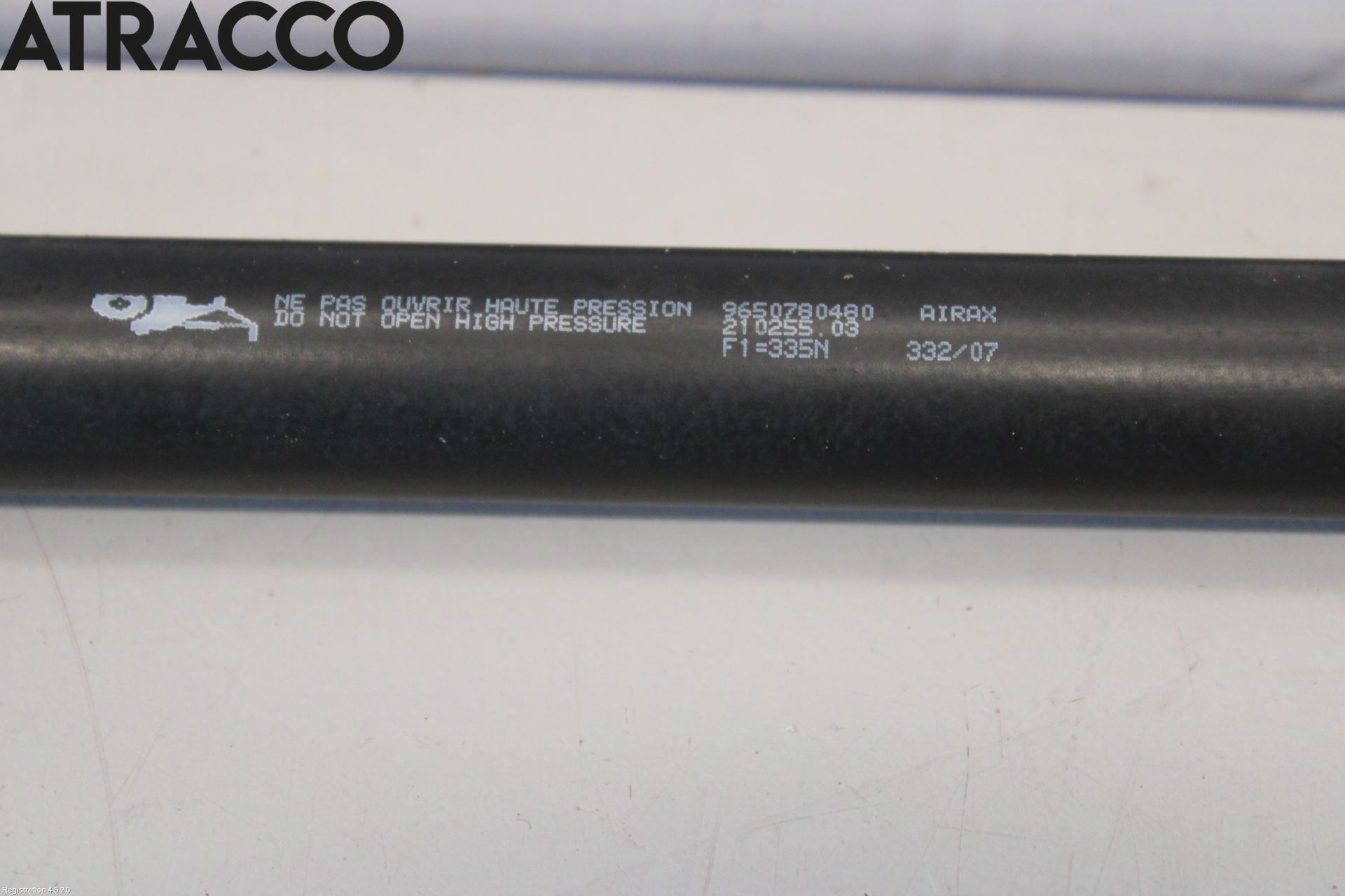 Peugeot 207 Bakluke Demper-Gassfjær