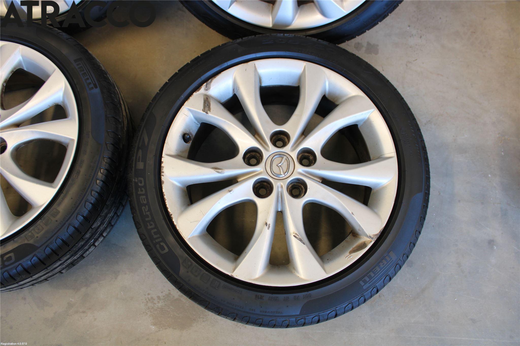 Mazda 5 05-10 Dekk Sommer På Alu Felg 4Stk