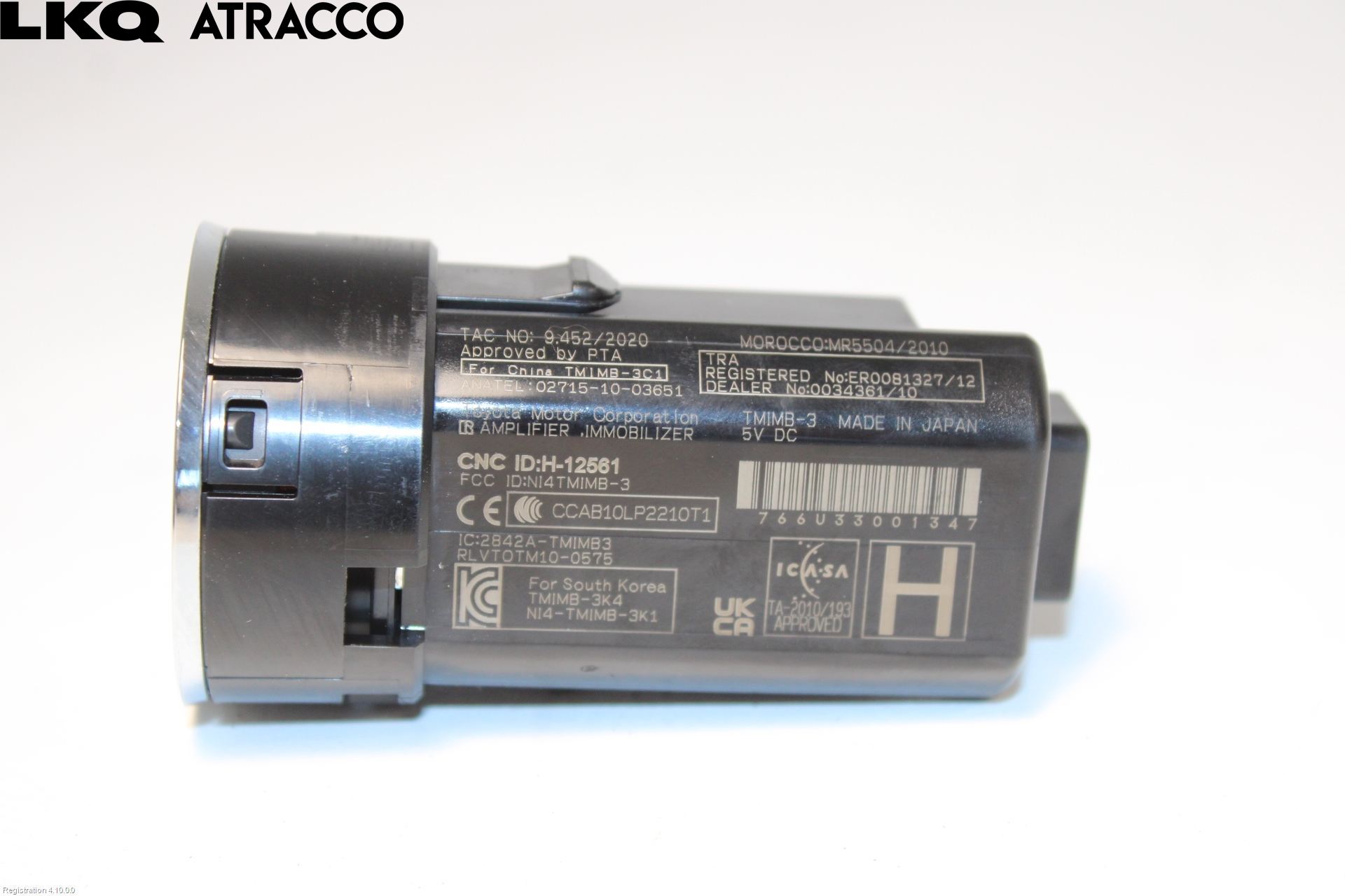 Toyota LANDCRUISER J150 10-23 Startknapp Personbil