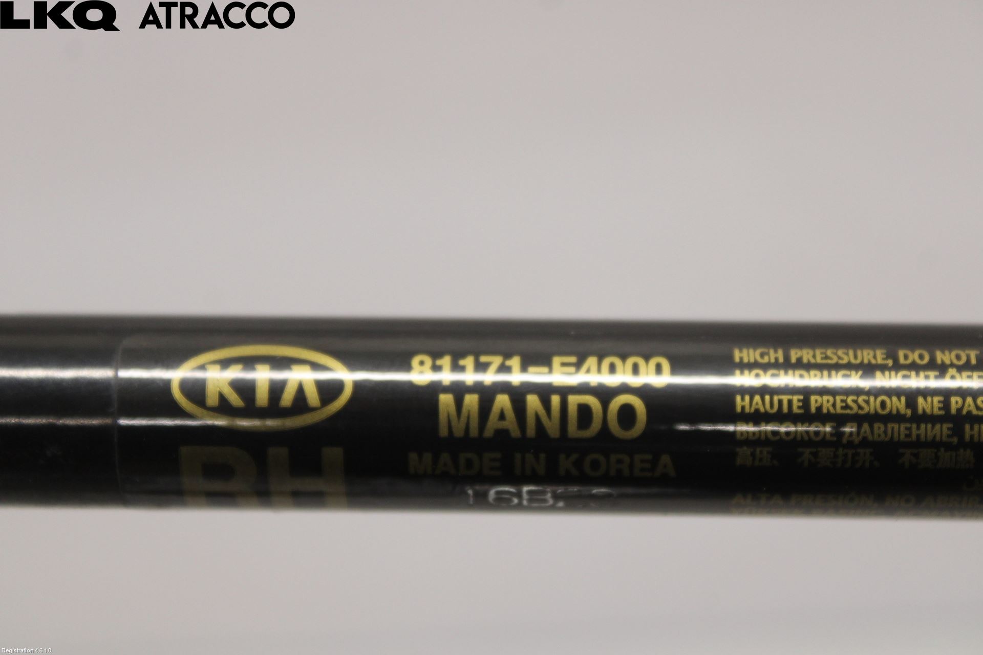 Kia SOUL 09- Panser Demper-Gassfjær