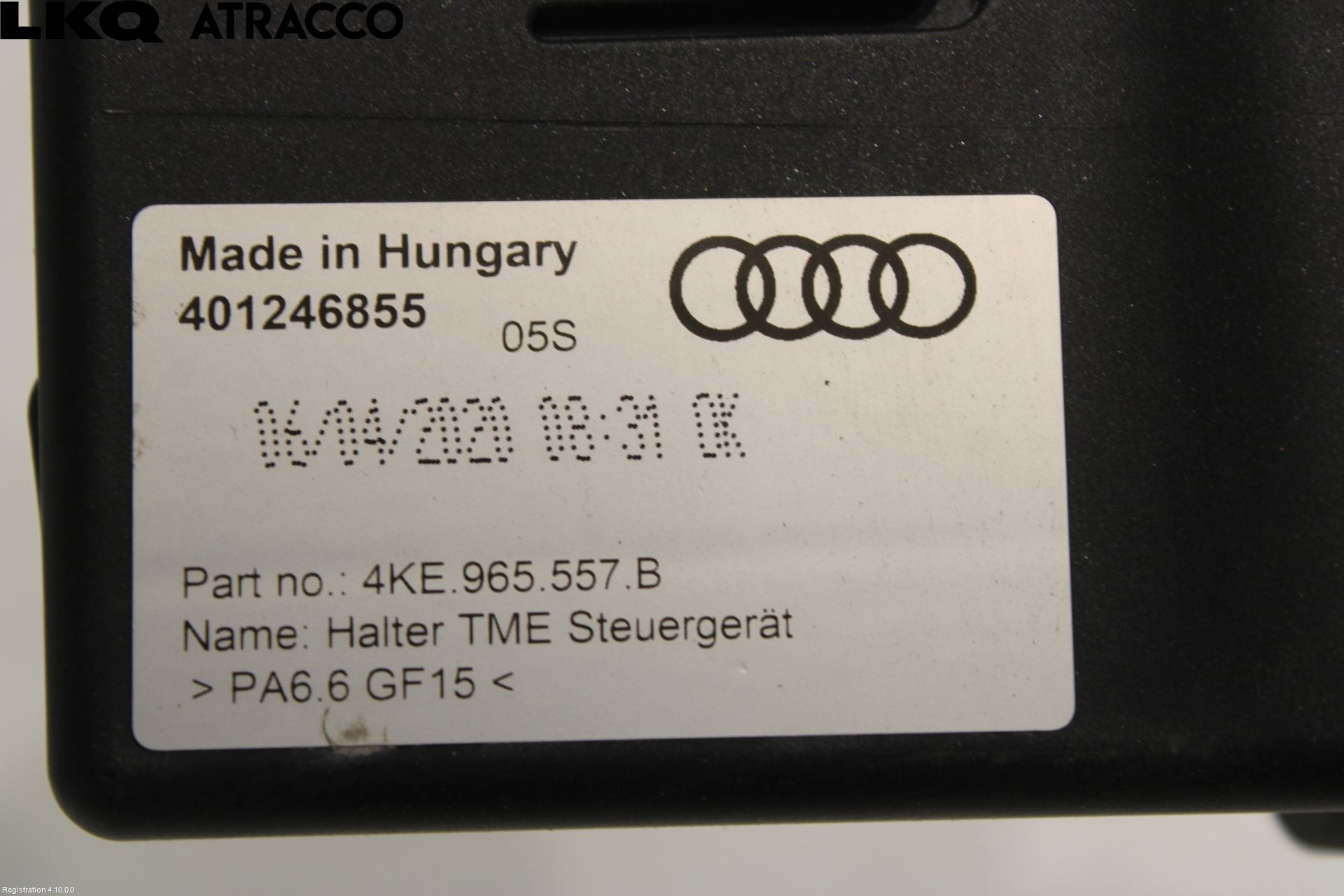 Audi E-TRON, S GE 19- Styreenhet Øvrig