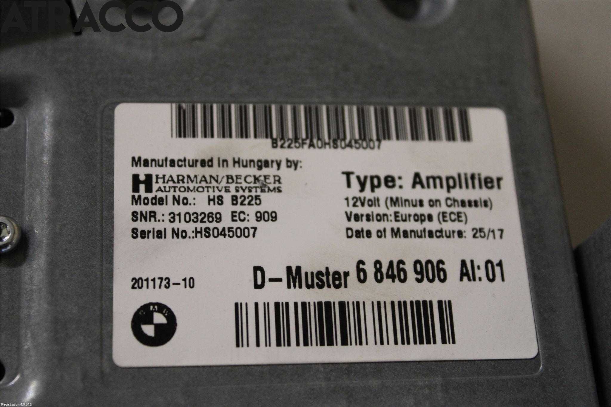 BMW i3 I01 13-22 Stereo Forsterker