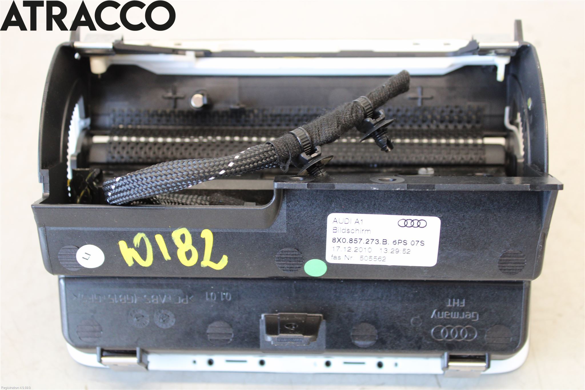 Audi A1/S1 11-18 Instr Skjerm Dvd-Gps-Ac-Tlf