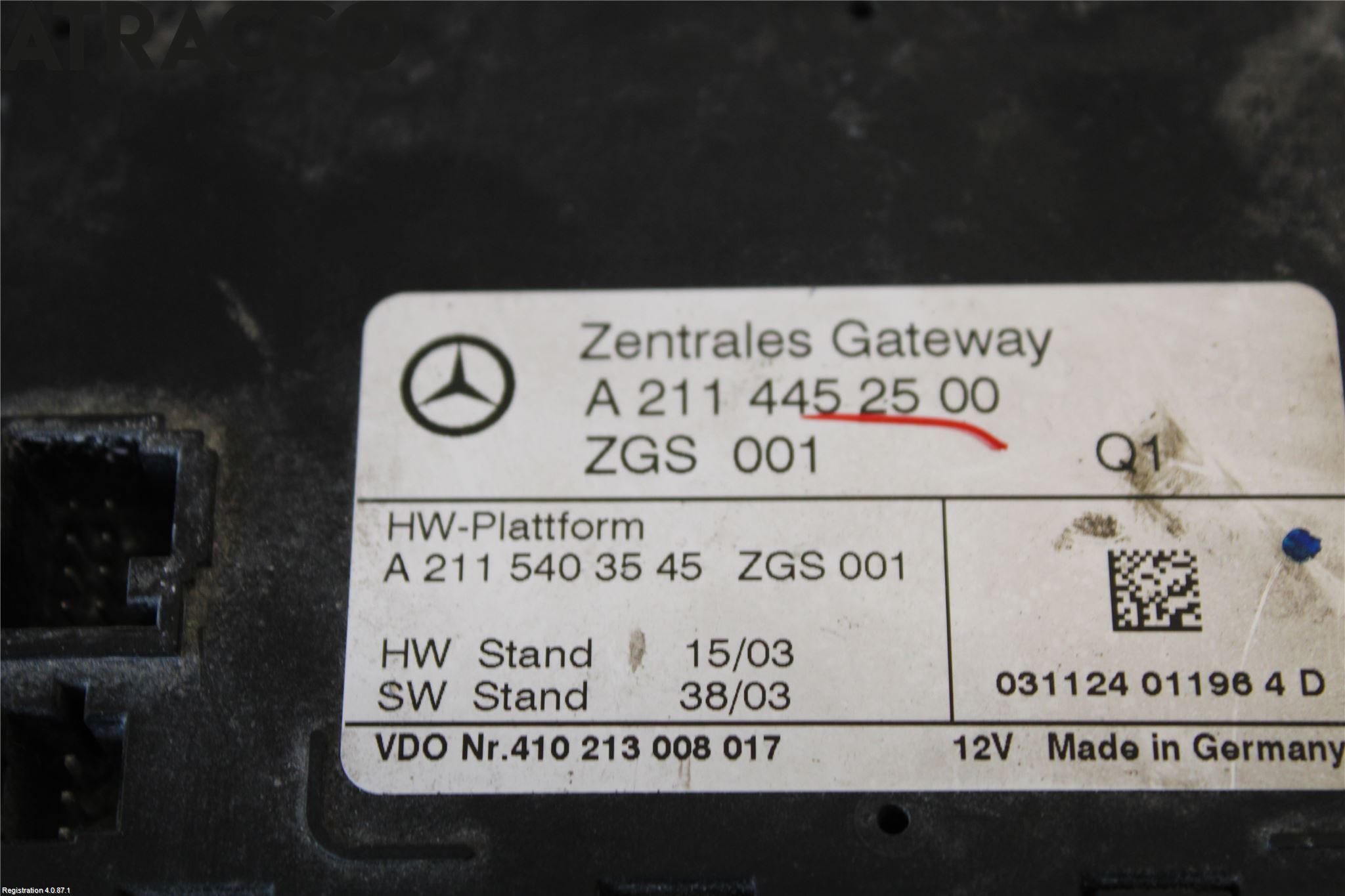 Mercedes-Benz MB E-KLASS (W211) 02-09 Styreenhet Øvrig