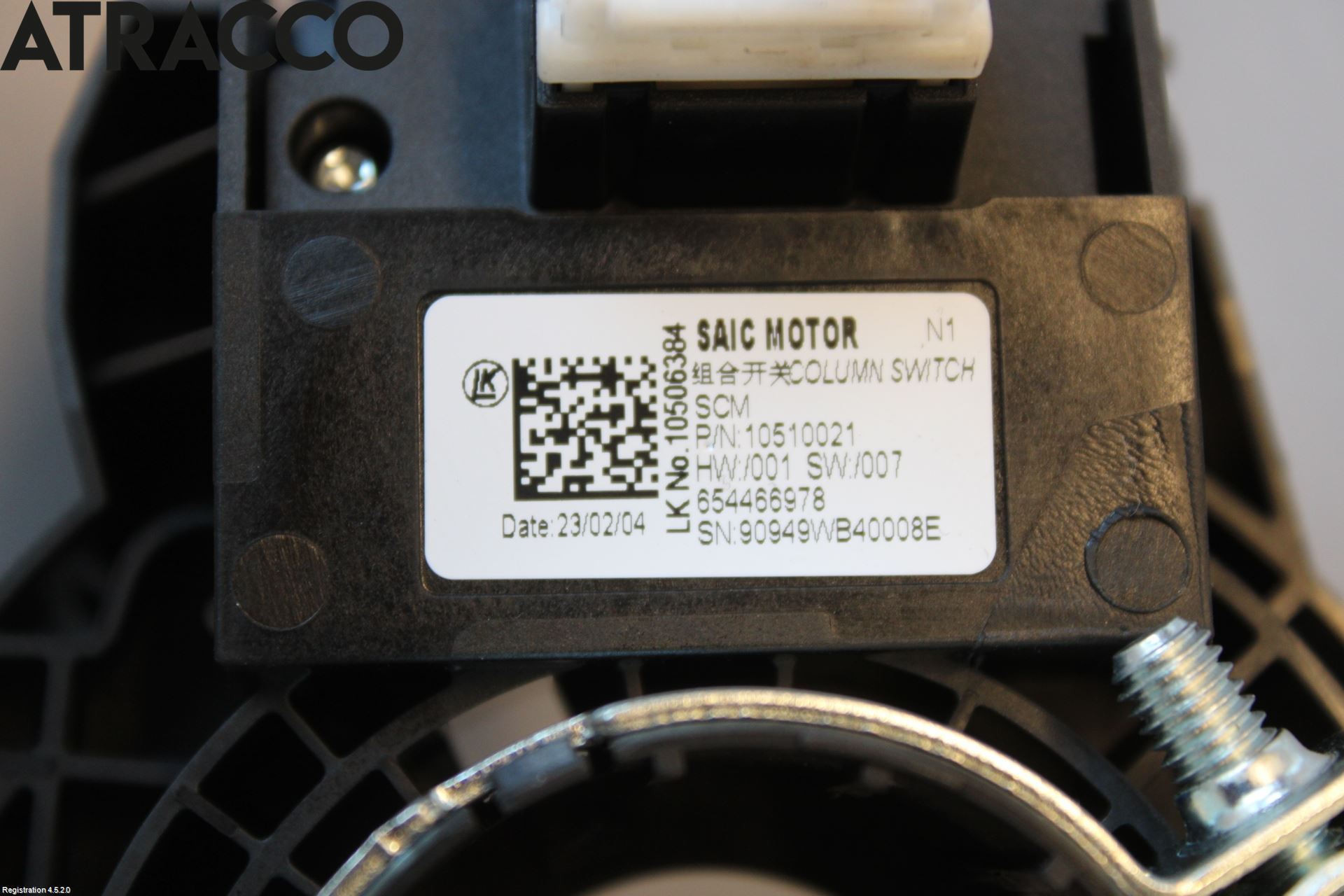 MG ZS EV 20- Bryter Ratt Kombi H Og V