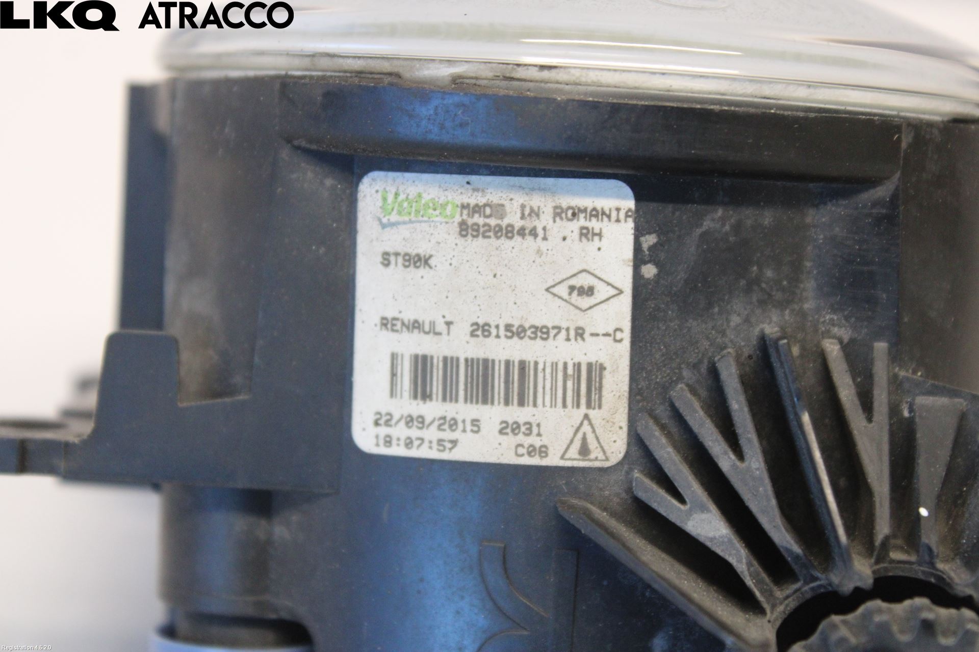 Renault KADJAR 15- Frontlykt-Kurve-Tåkelys