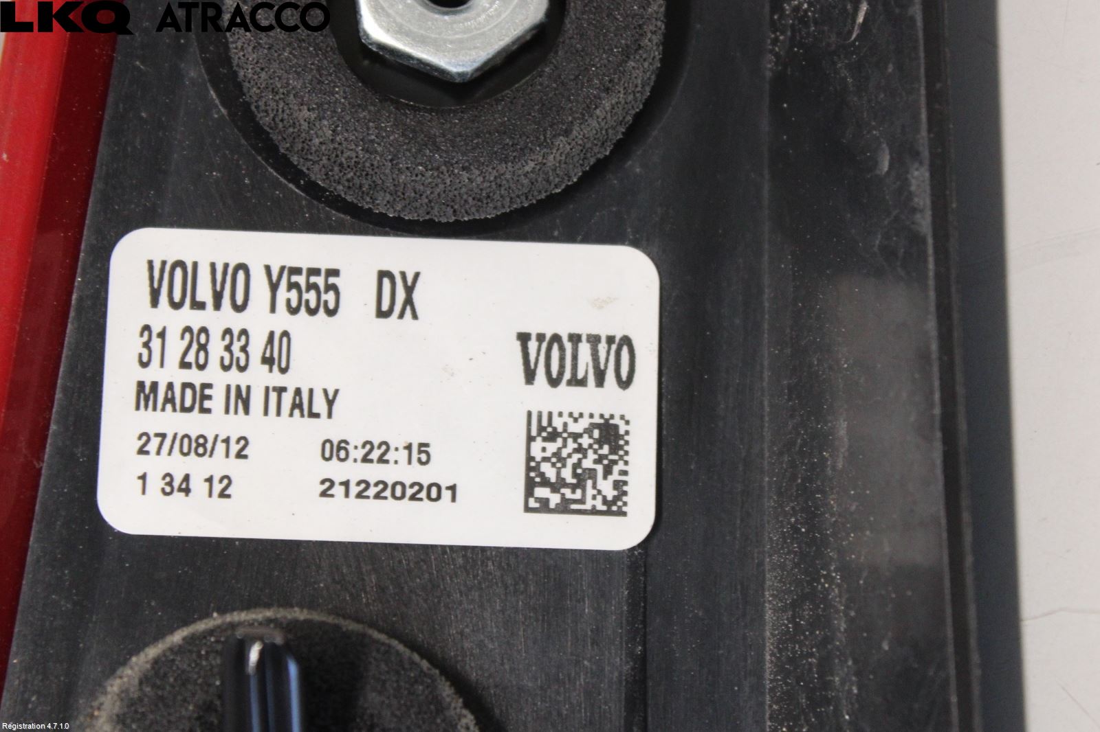 Volvo V40 12-19 Baklykt Venstre