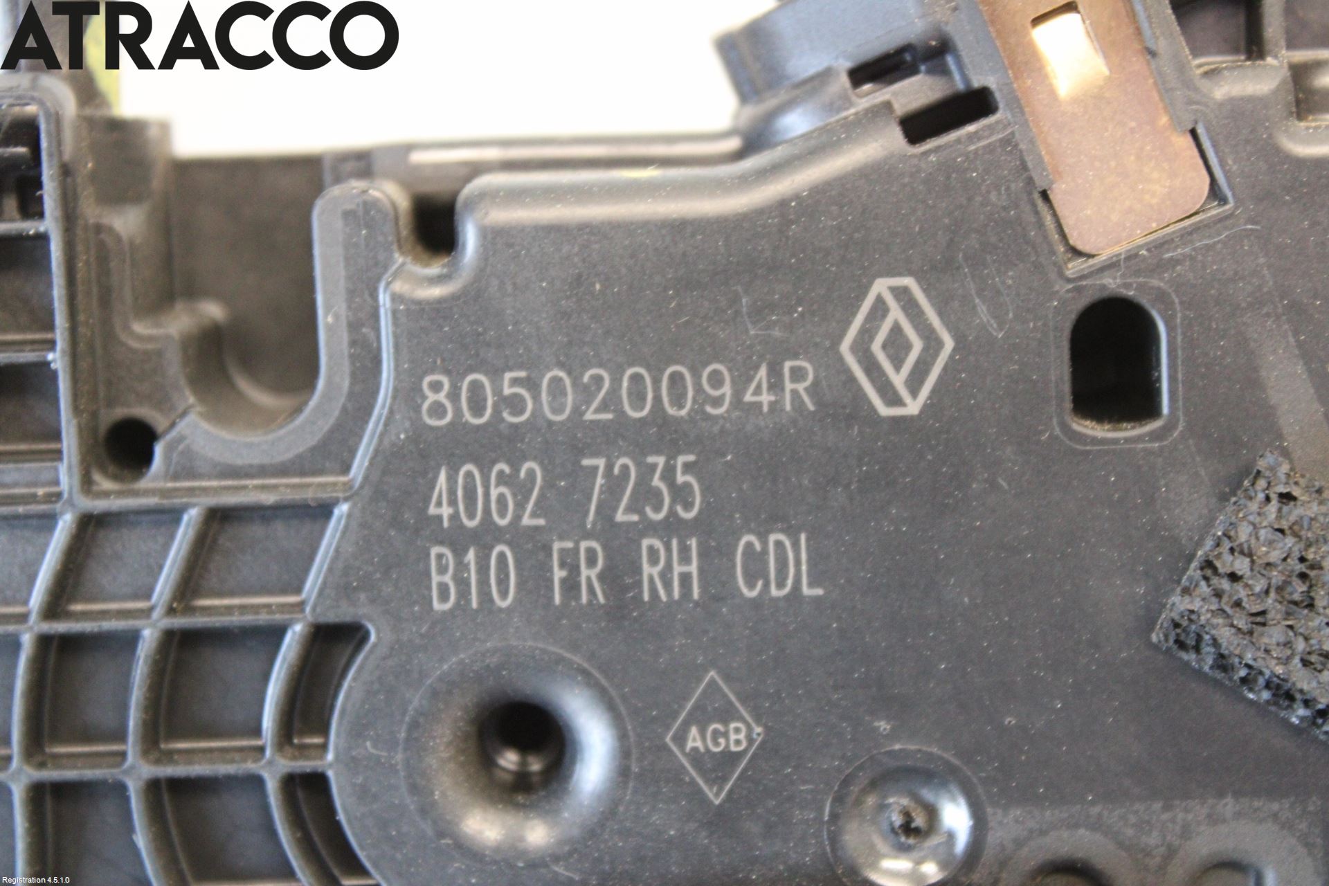 Renault ZOE/E-TECH 13- Dørlås - Låsekasse