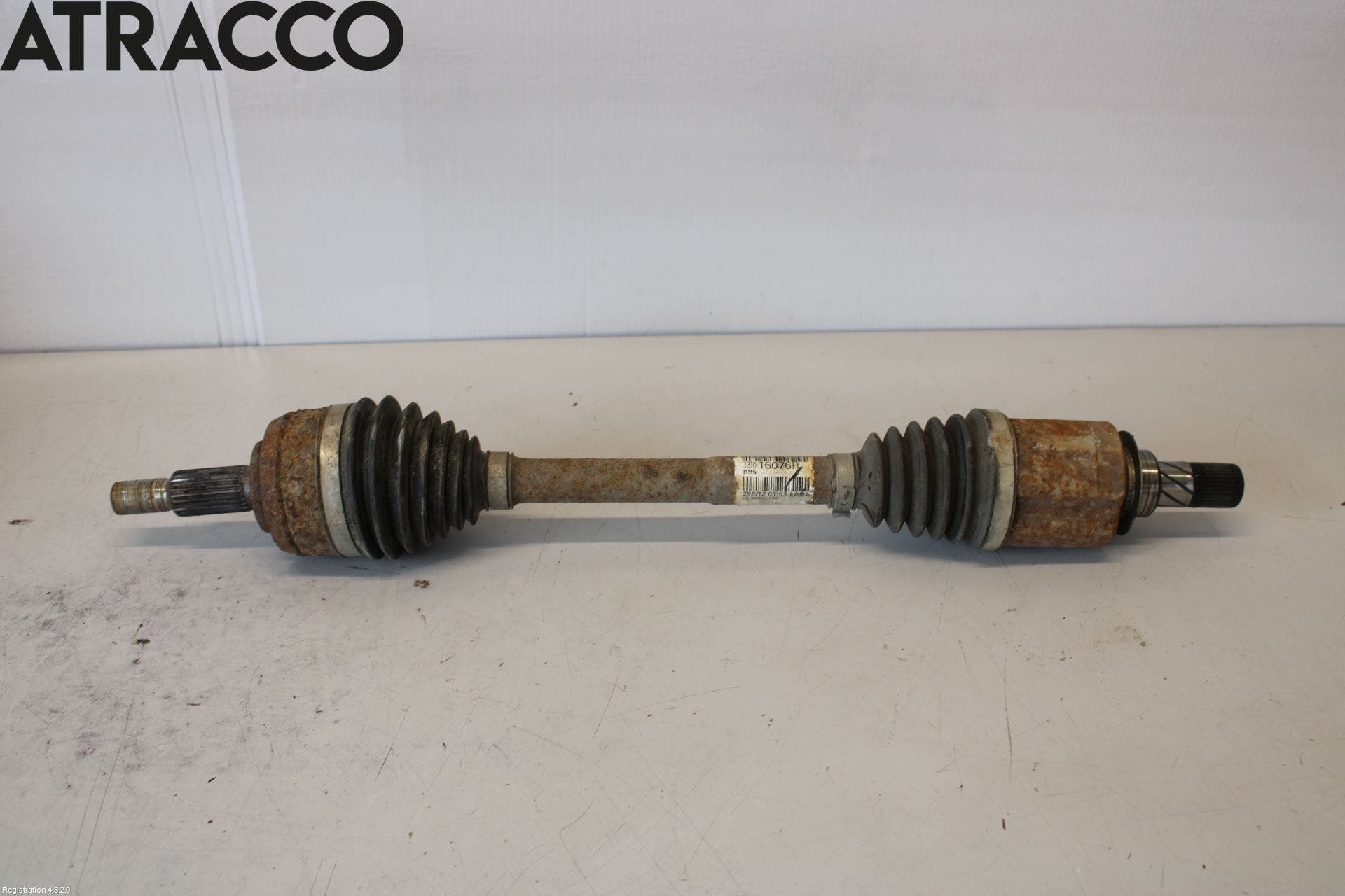 Renault MEGANE III 09-15 Drivaksel Foran Kompl Venstre