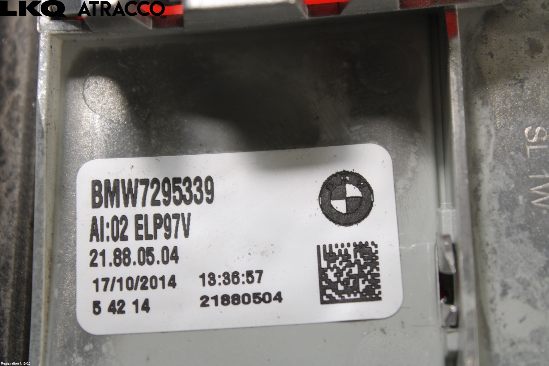 BMW X5 E70 07-13 Baklykt Venstre  På Luke(Indre