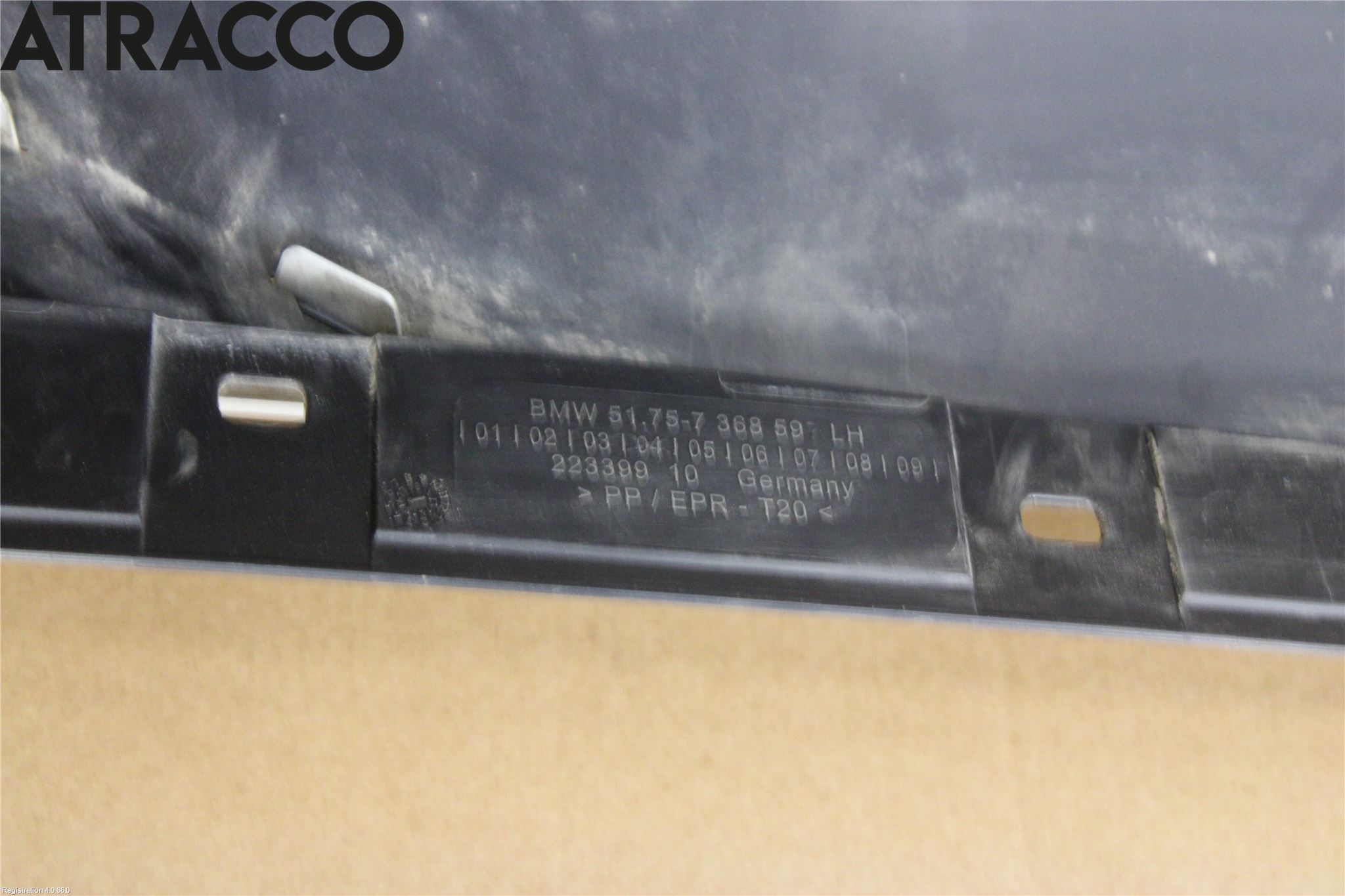 BMW i3 I01 13-22 Kanalskjørt Venstre