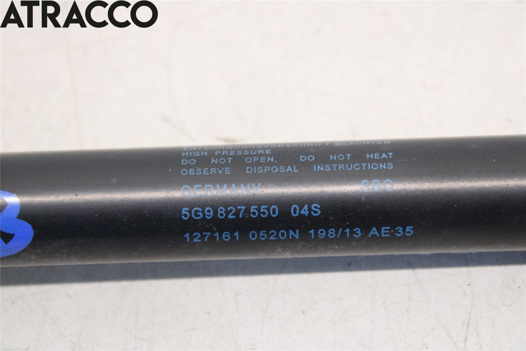 Volkswagen VW GOLF / E-GOLF VII 13-20 Bakluke Demper-Gassfjær