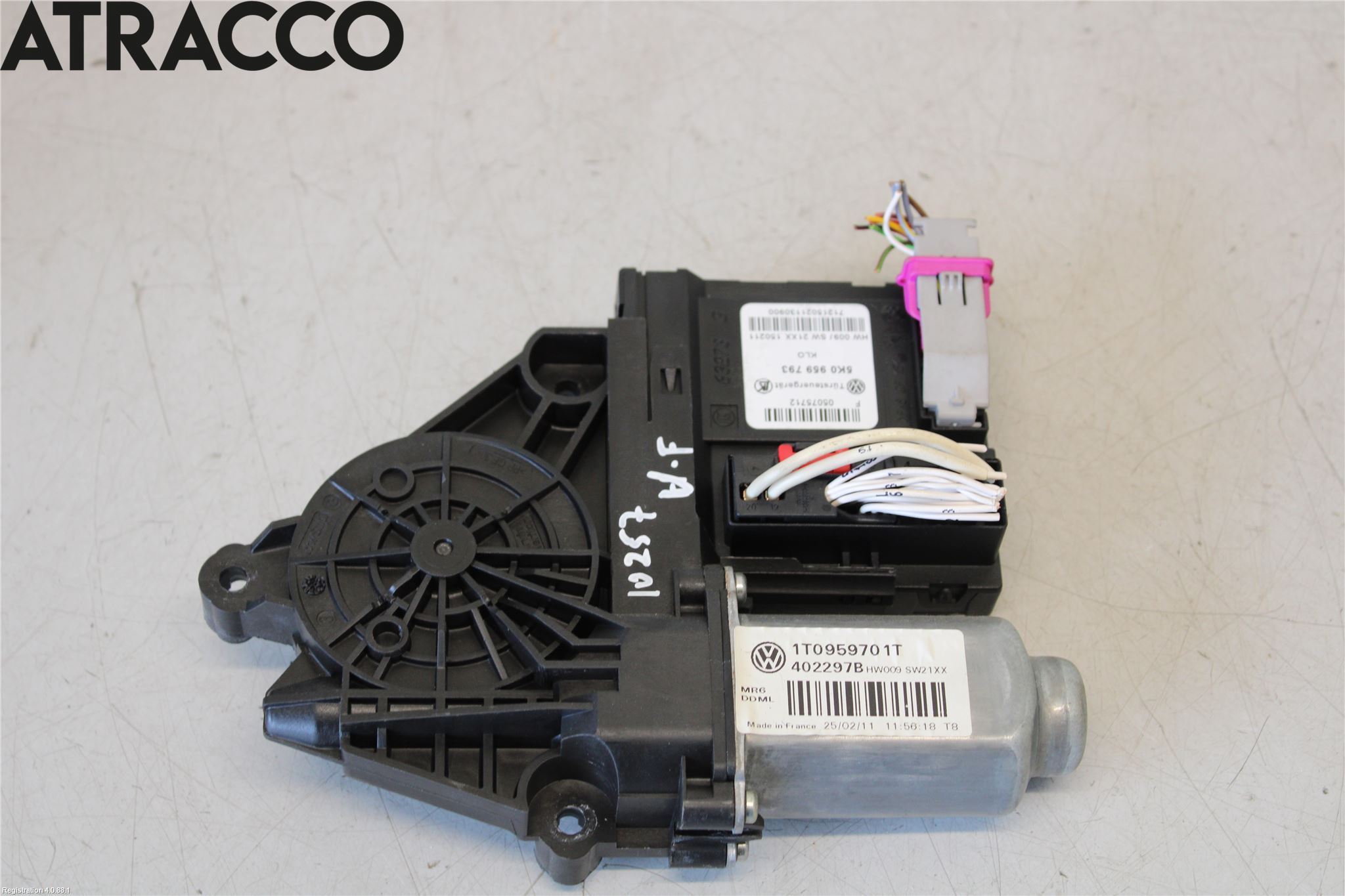 Volkswagen VW CADDY 11-15 Vindusheismotor