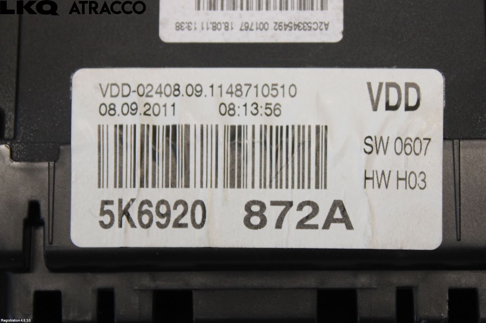 Volkswagen VW GOLF VI 09-13 Instr Kombinert