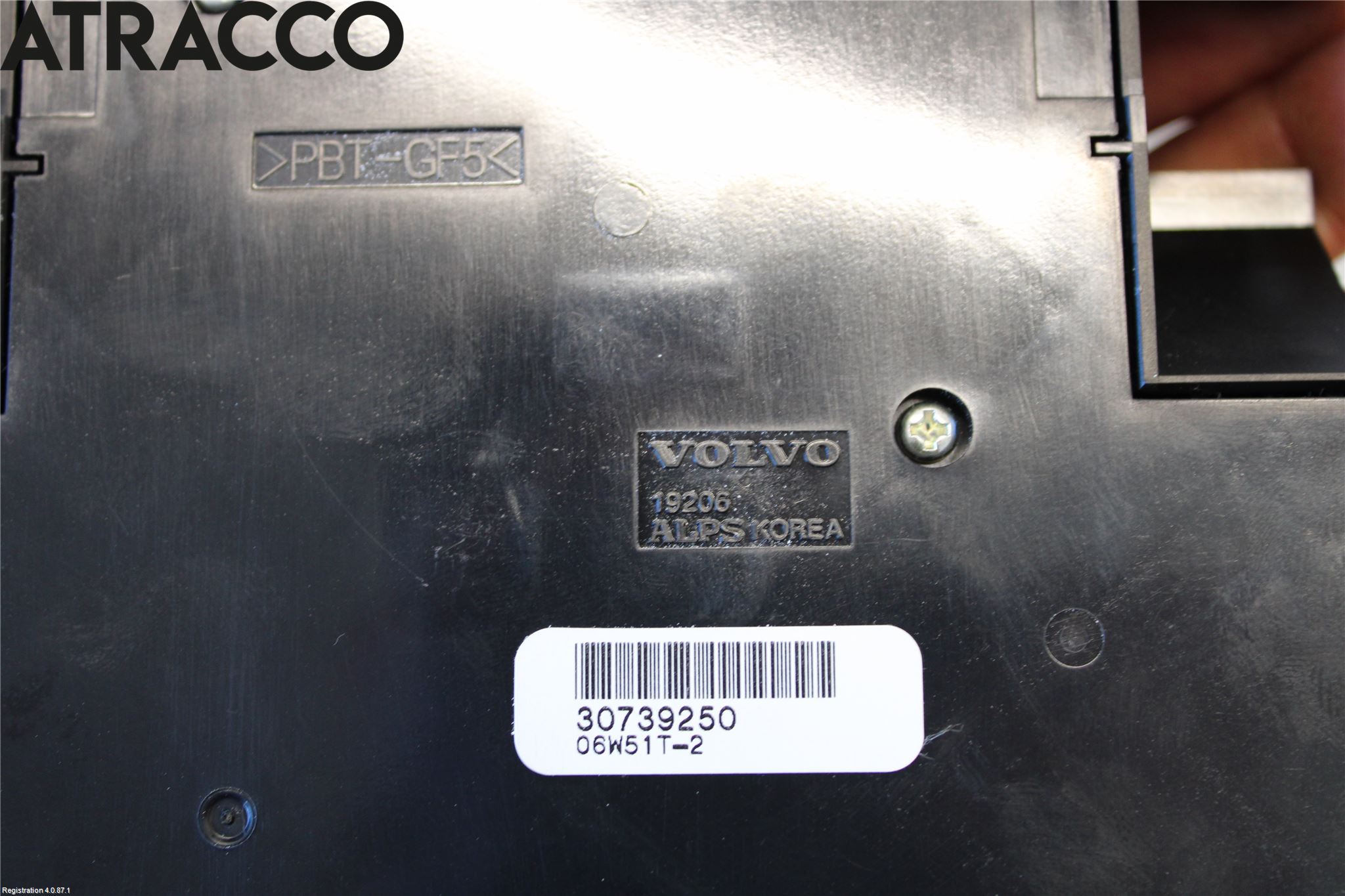 Volvo C30 07-10 Varme Ac Betjening-Display