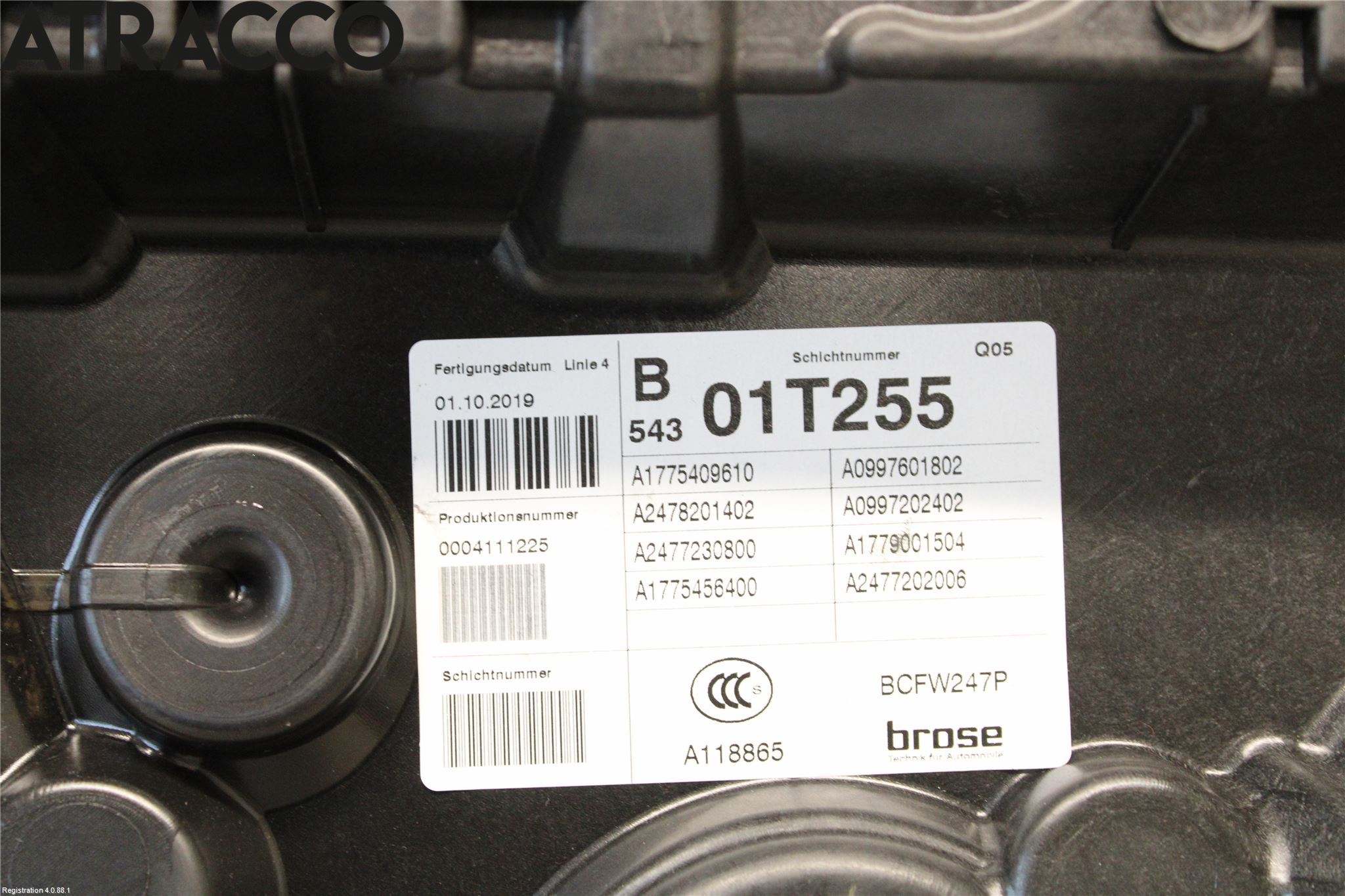 Mercedes-Benz MB B-KLASS (W246/W242) 12-19 Vindusheis