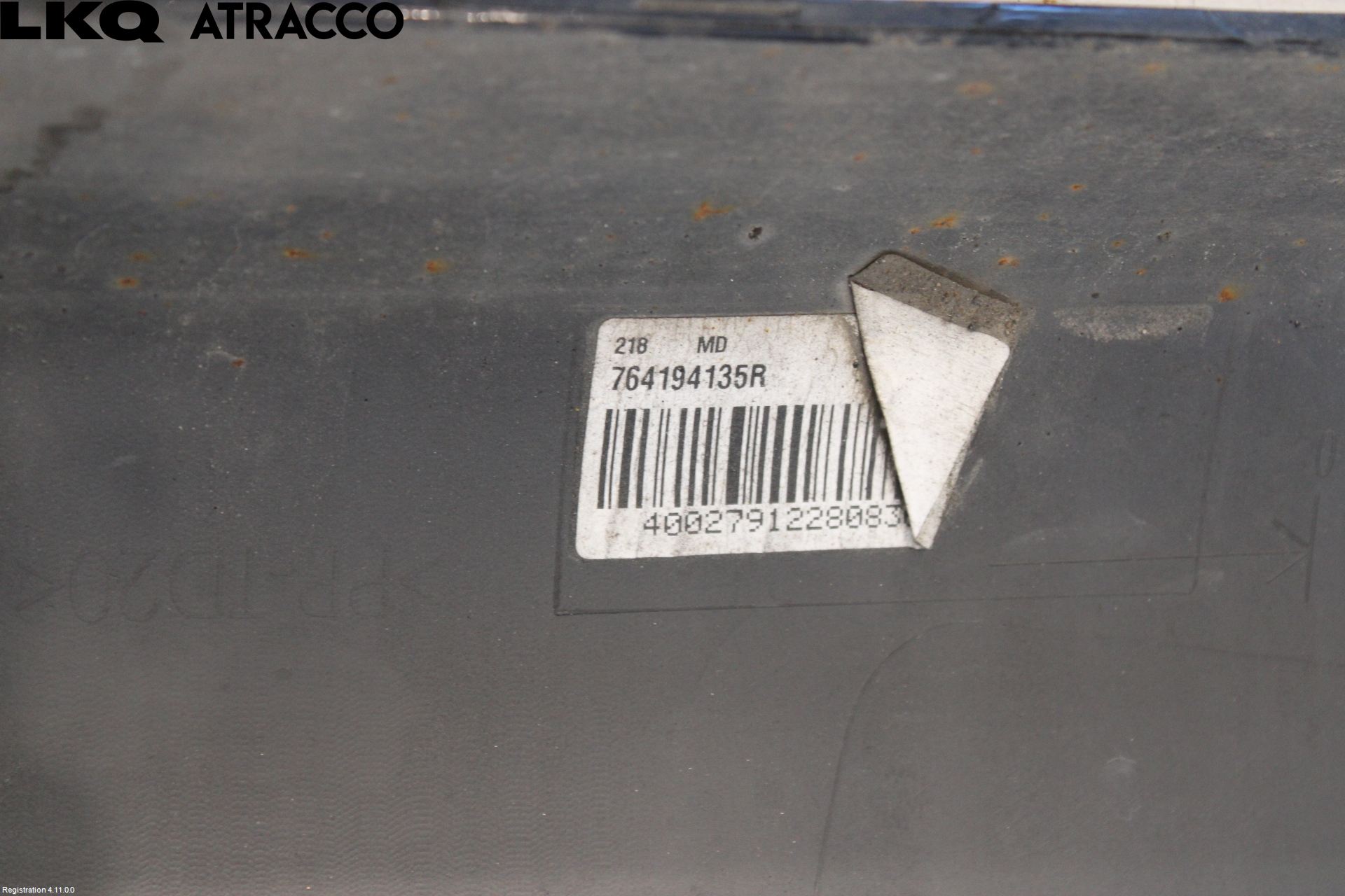 Renault ZOE/E-TECH 13- Kanalskjørt Venstre